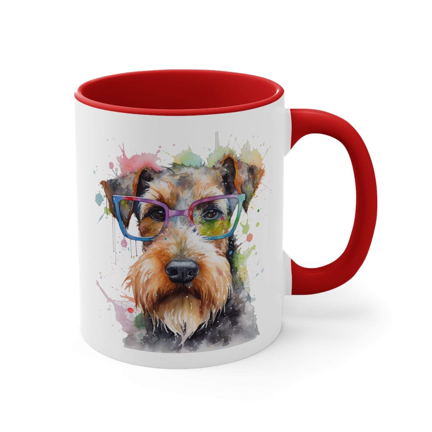 Airedale Terrier 6 Accent Mugs