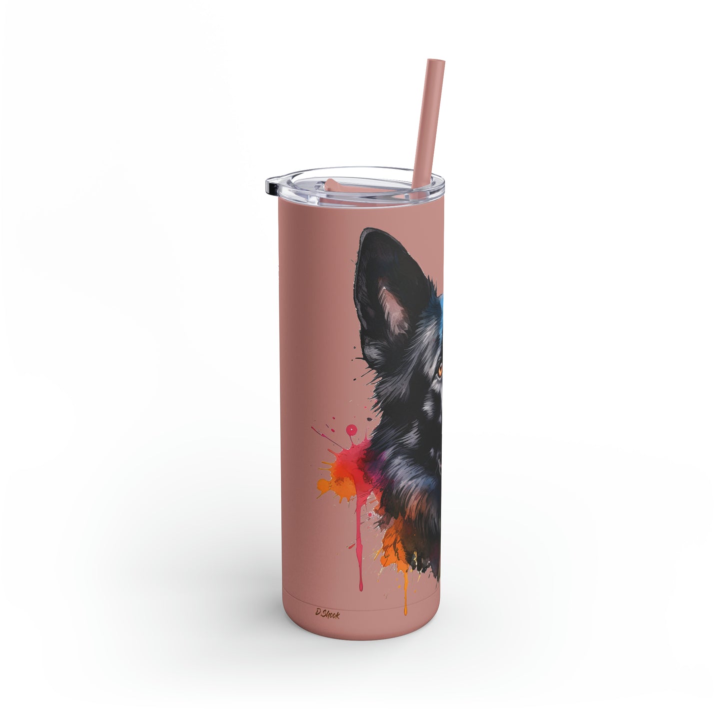 German Sheppard 22 Maars Maker Skinny Matte Tumbler, 20oz