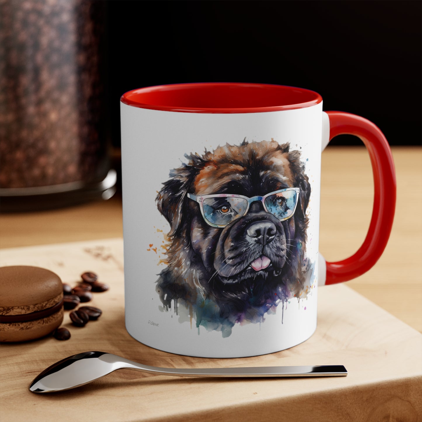 Newfoundland Dog 5 Accent Mugs