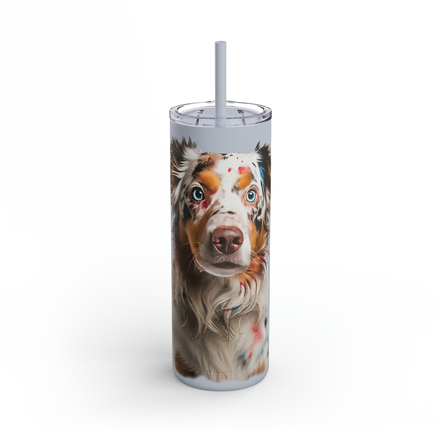 Australian Shepherd 1 Maars Maker Skinny Matte Tumbler, 20oz