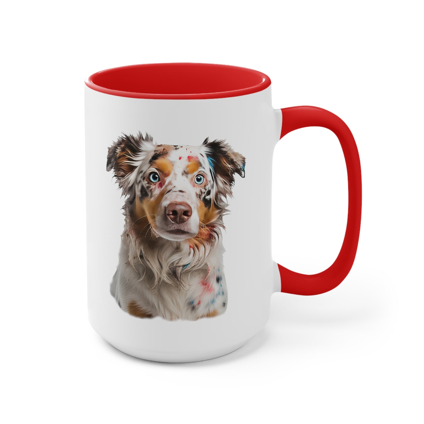 Australian Shepherd 1 Accent Mugs