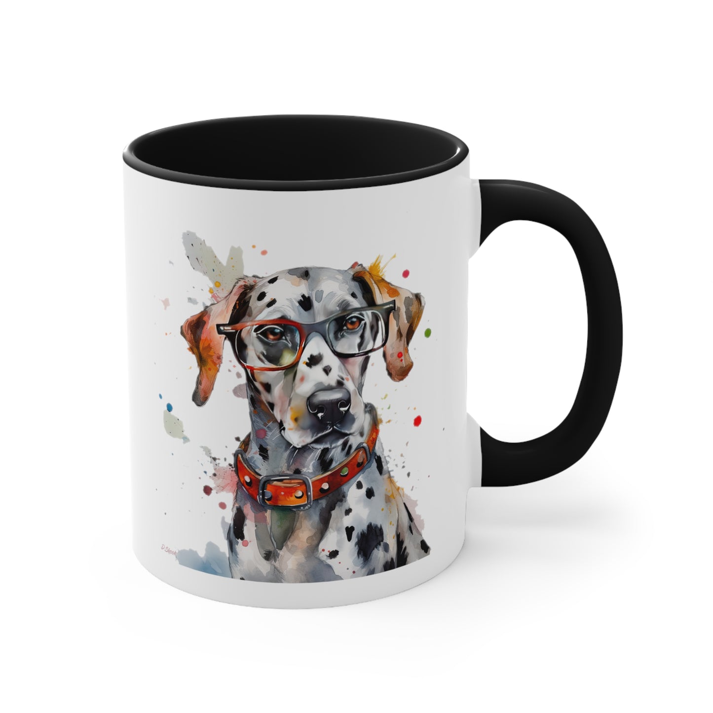 Dalmatian 3 Accent Mugs