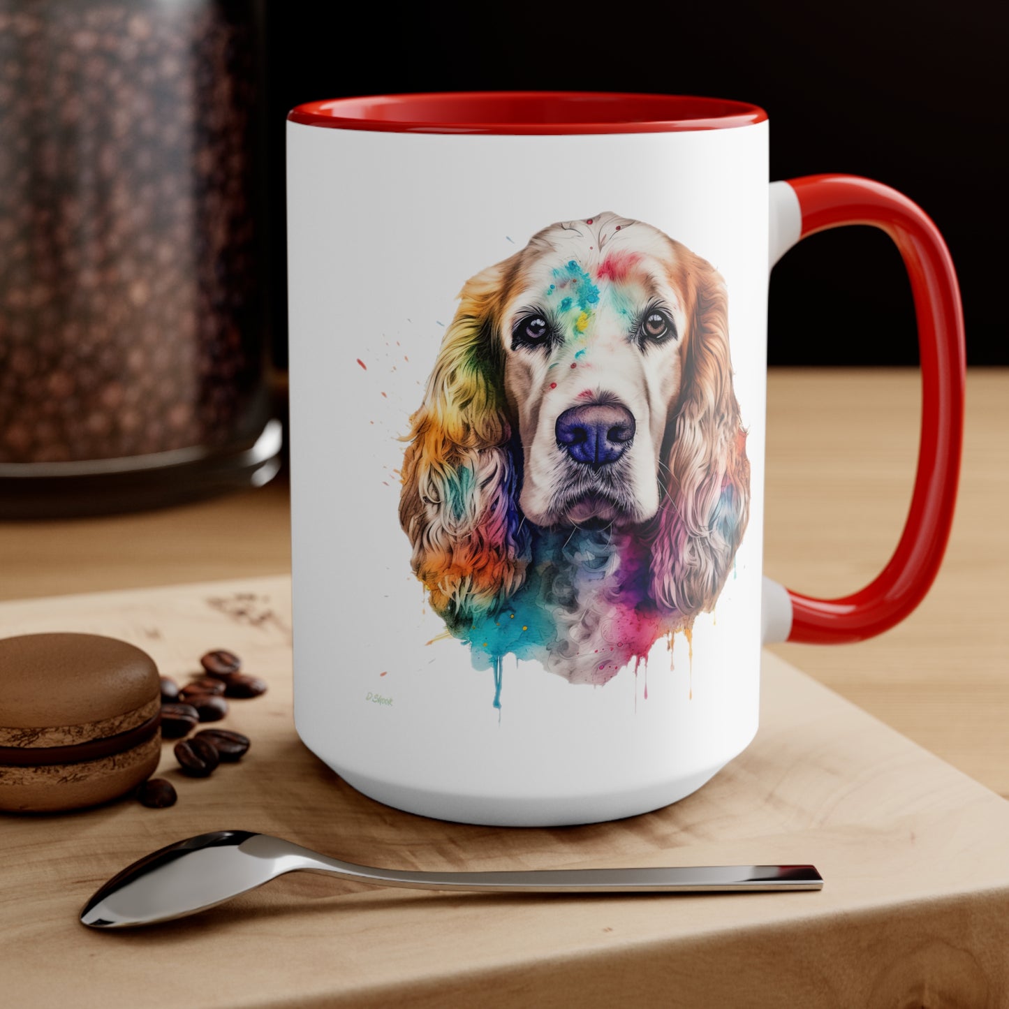 English Cocker Spaniel 2 Accent Mugs