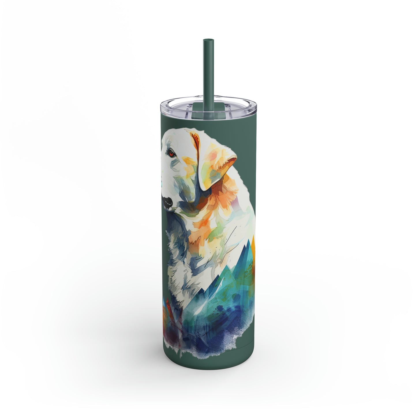 Greater Swiss Mountain Dog 5 Maars Maker Skinny Matte Tumbler, 20oz