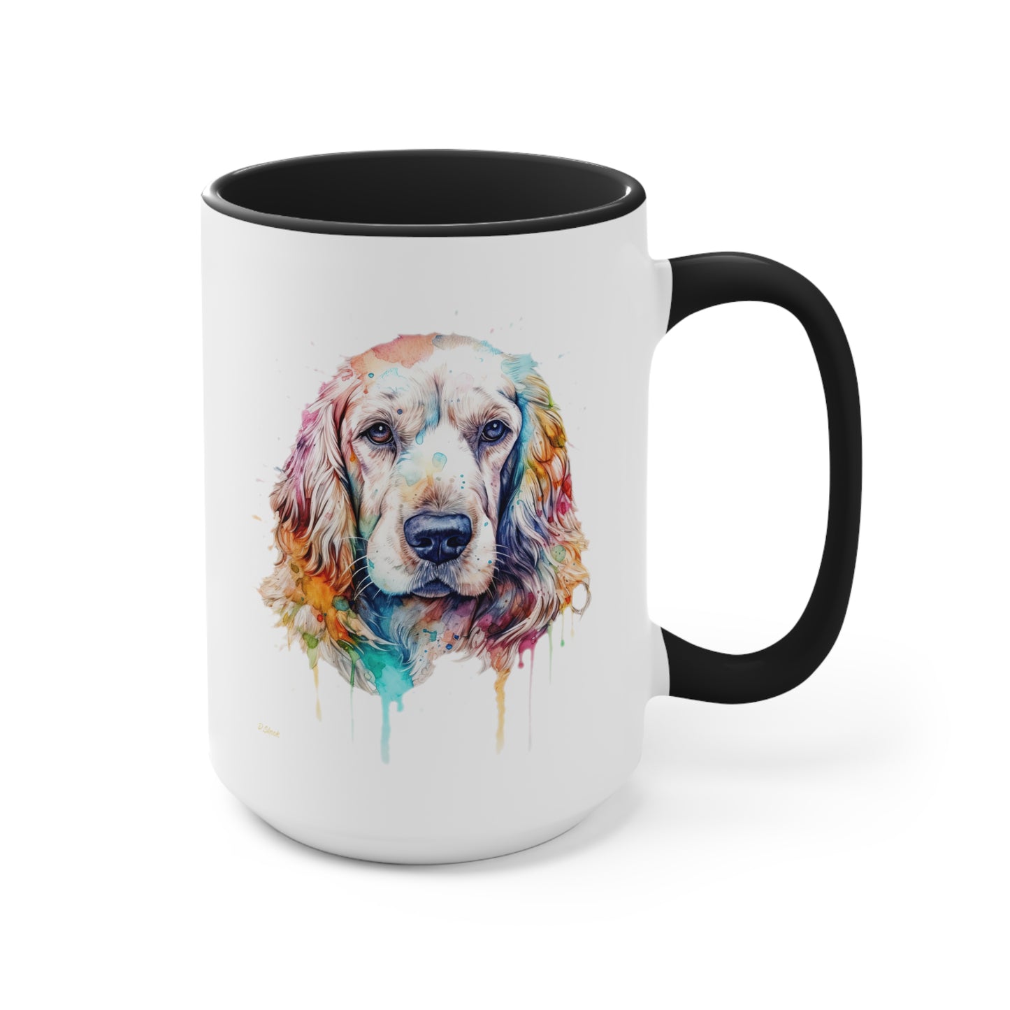 English Cocker Spaniel 1 Accent Mugs