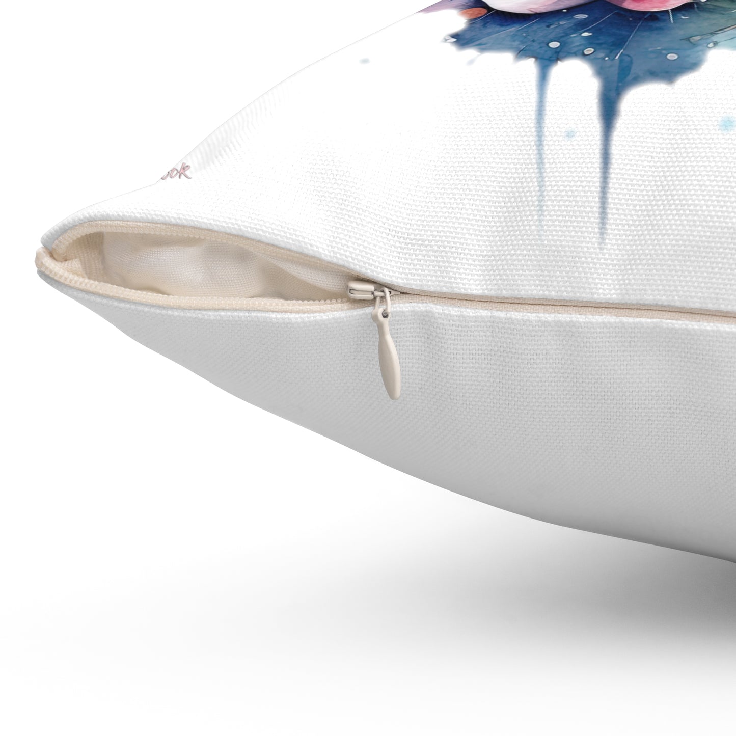Bulldog 4 Spun Polyester Square Pillow