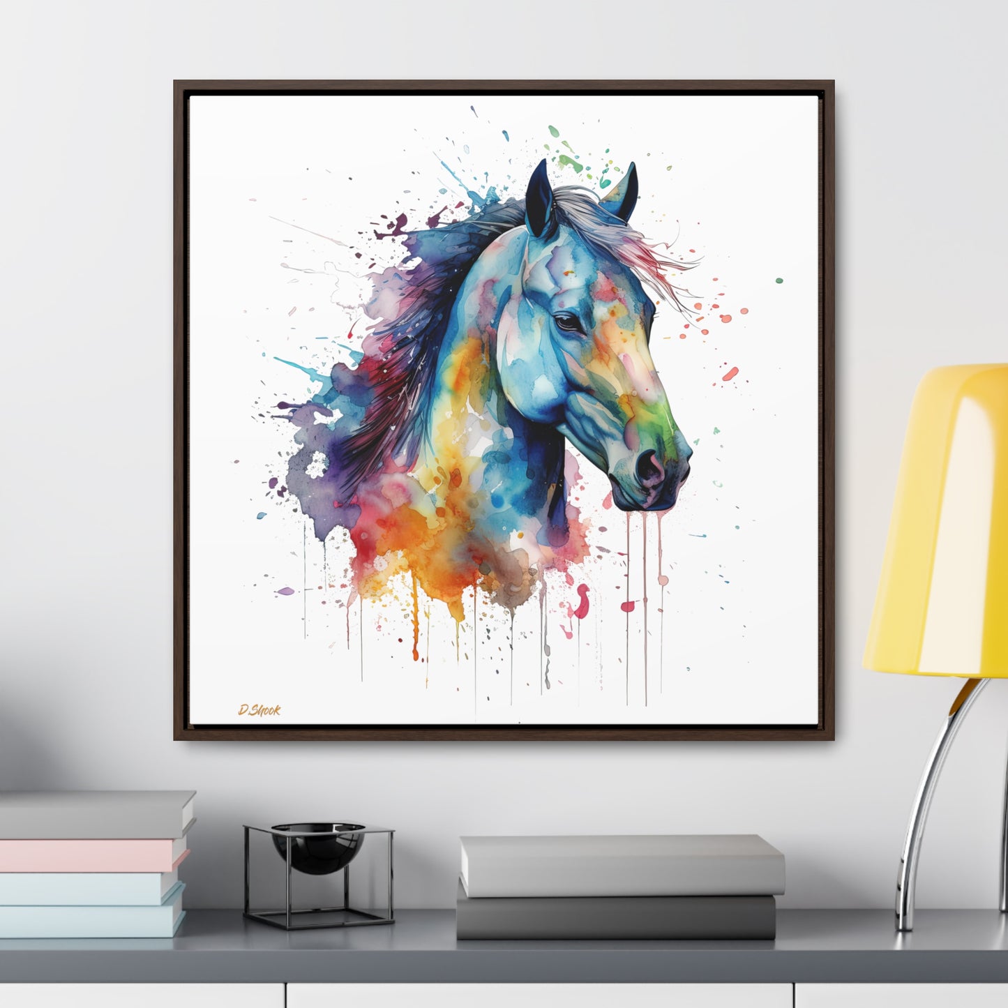 Horse Rescue 13 Gallery Canvas Wraps, Square Frame