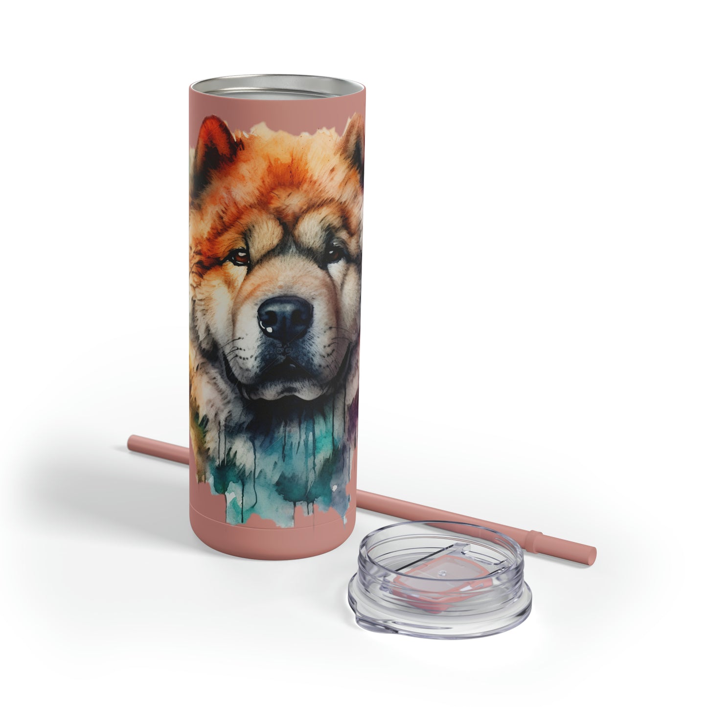 Chow Chow 3 Maars Maker Skinny Matte Tumbler, 20oz