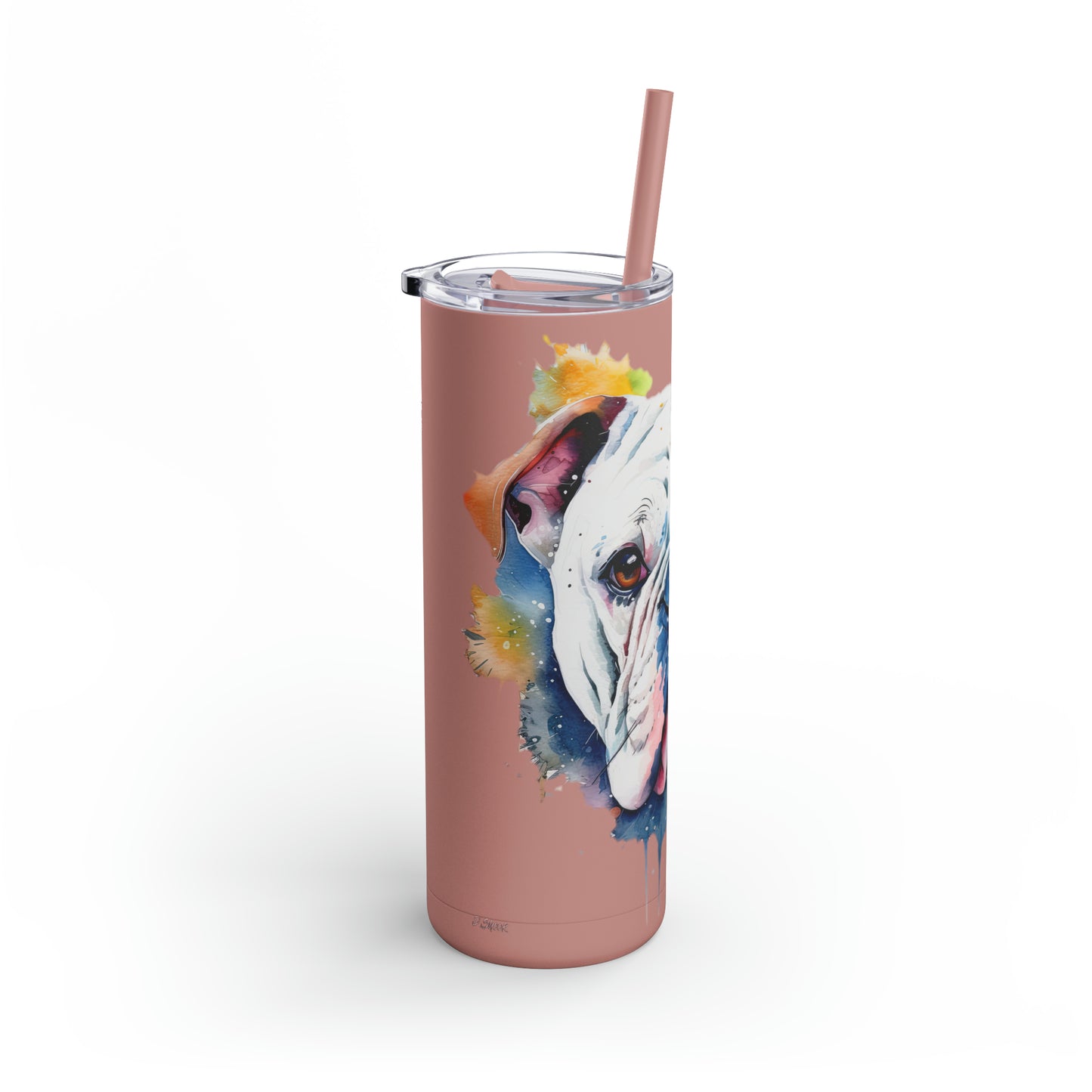 Bulldog 4 Maars Maker Skinny Matte Tumbler, 20oz