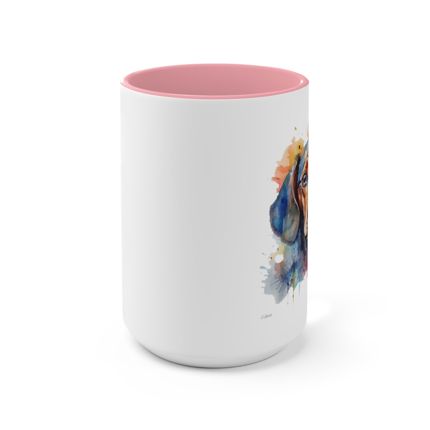 Dachshund 4 Accent Mugs