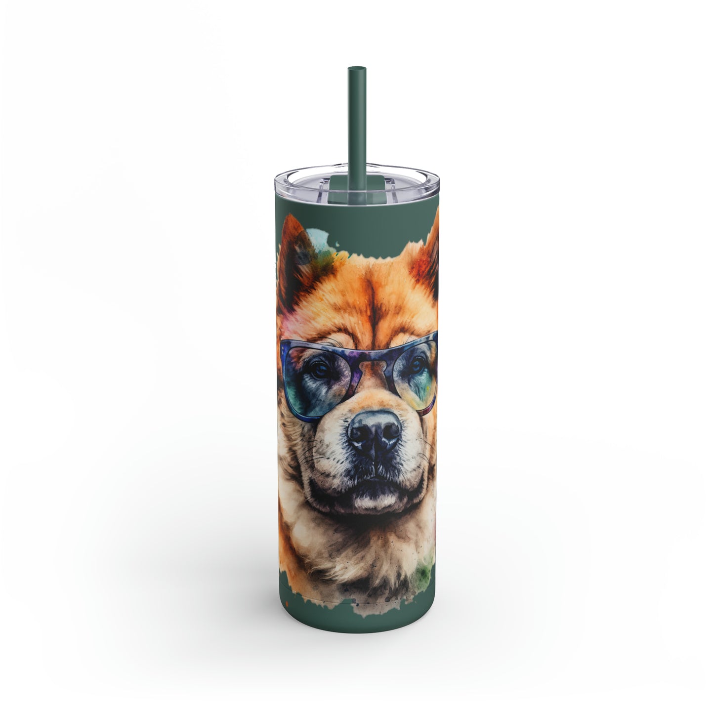 Chow Chow 5 Maars Maker Skinny Matte Tumbler, 20oz