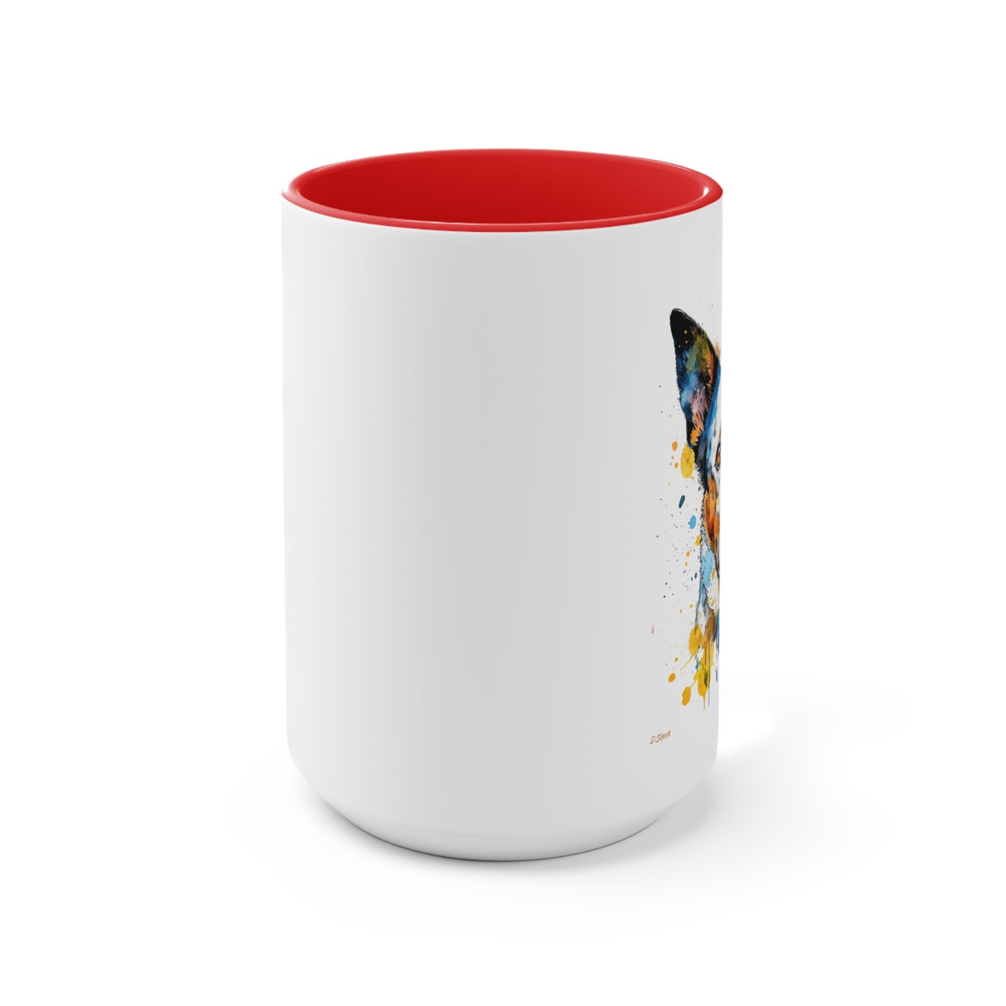 Blue Heeler 2 Accent Mugs