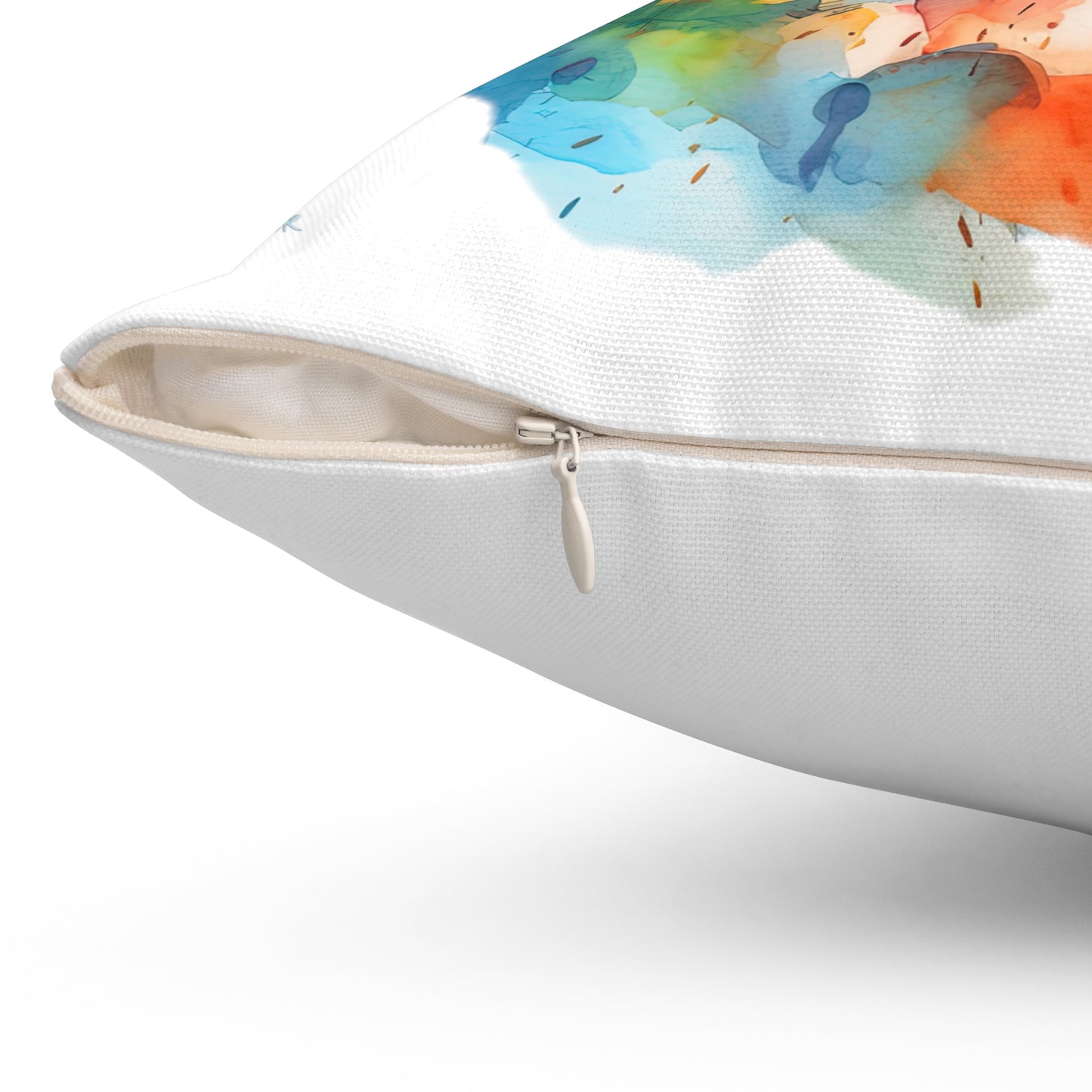 Chihuahua 6 Spun Polyester Square Pillow