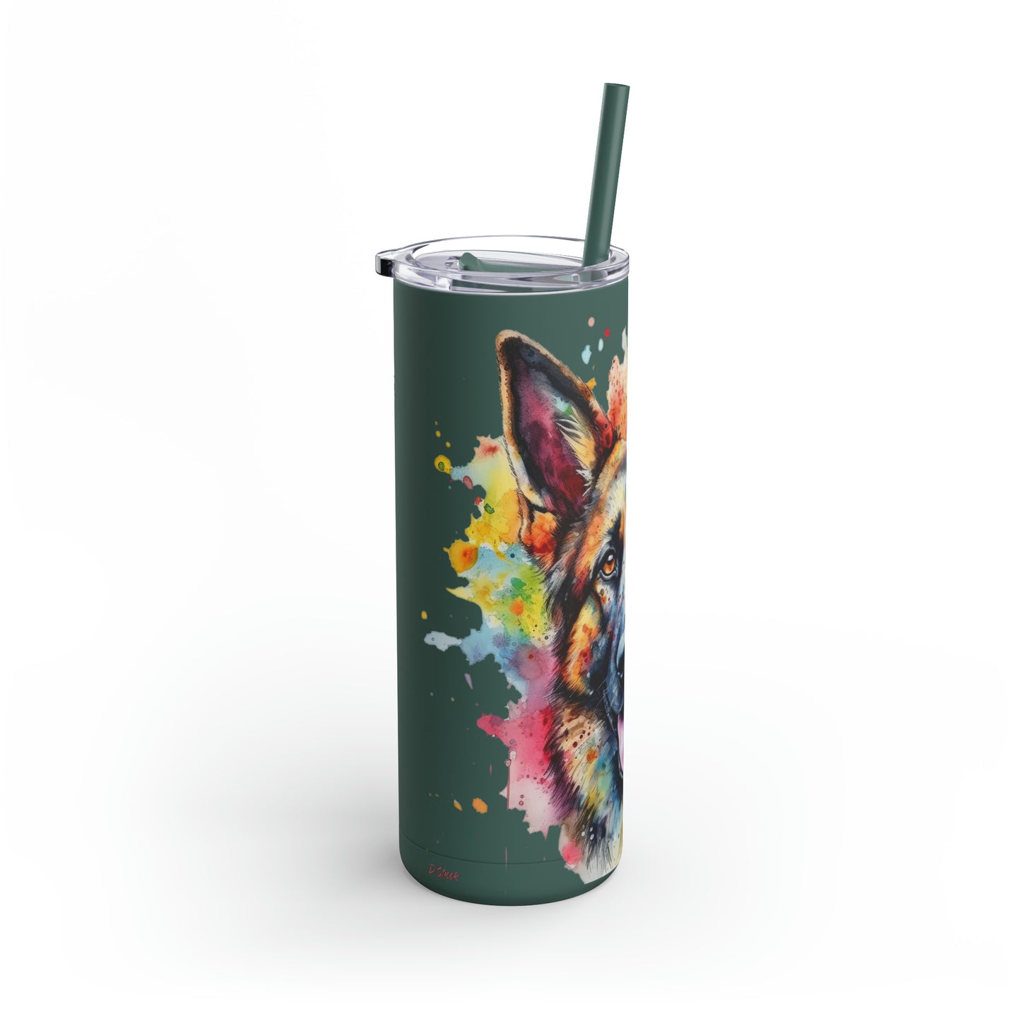 German Sheppard 1 Maars Maker Skinny Matte Tumbler, 20oz