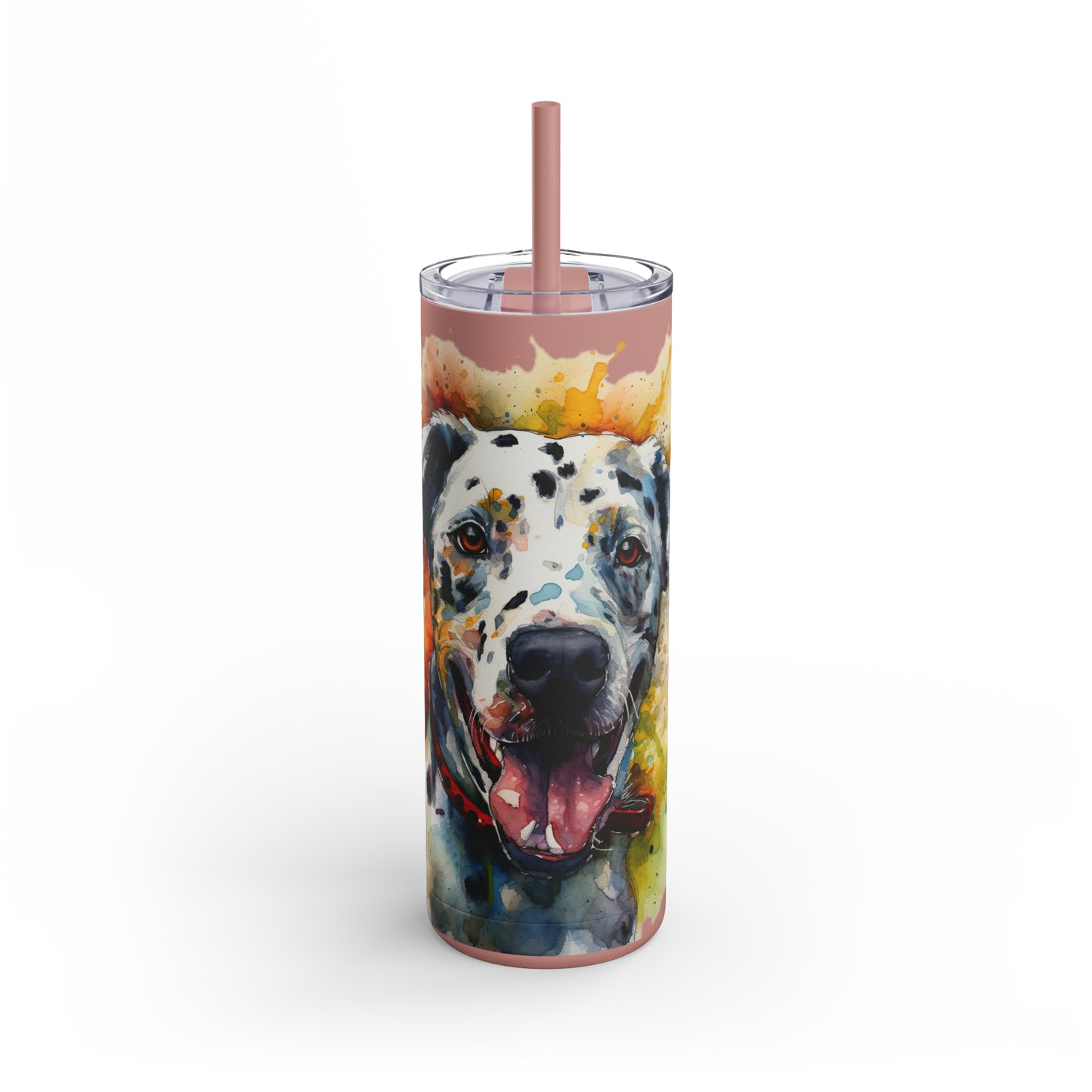 Dalmatian 2 Maars Maker Skinny Matte Tumbler, 20oz
