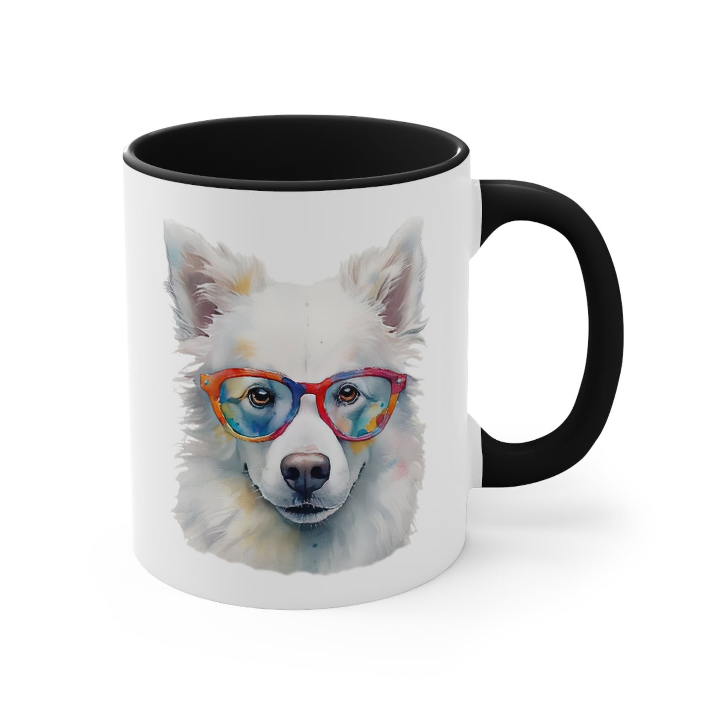 American Eskimo Dog 5 Accent Mugs