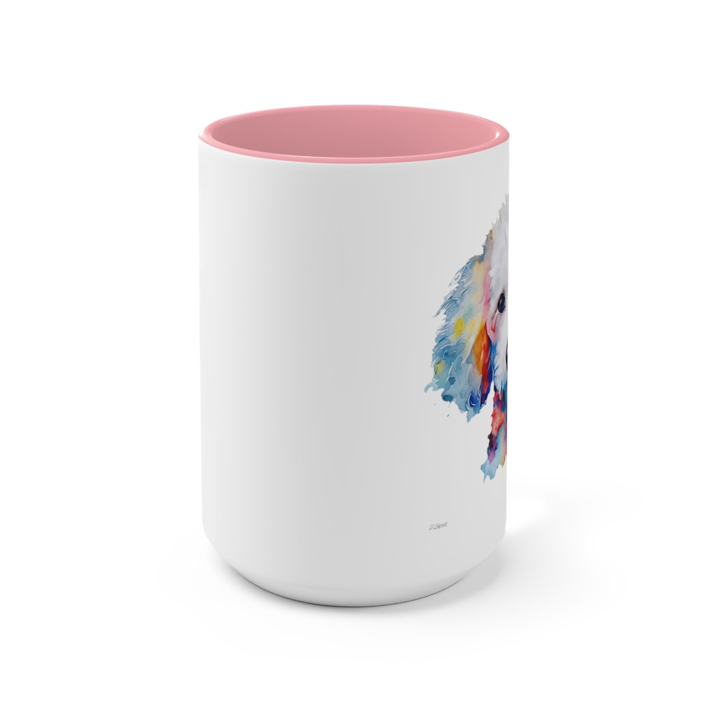 Poodle 8 Accent Mugs