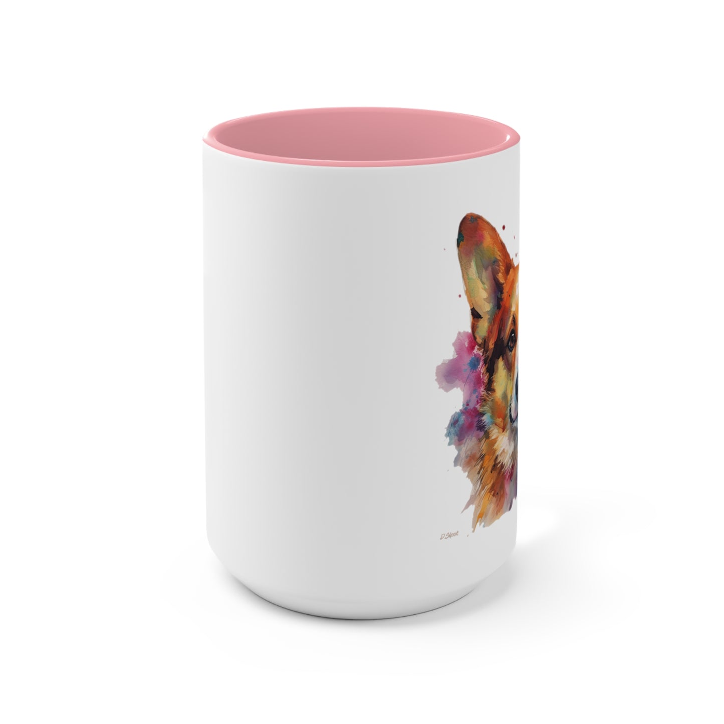 Pembroke Welsh Corgi 2 Accent Mugs