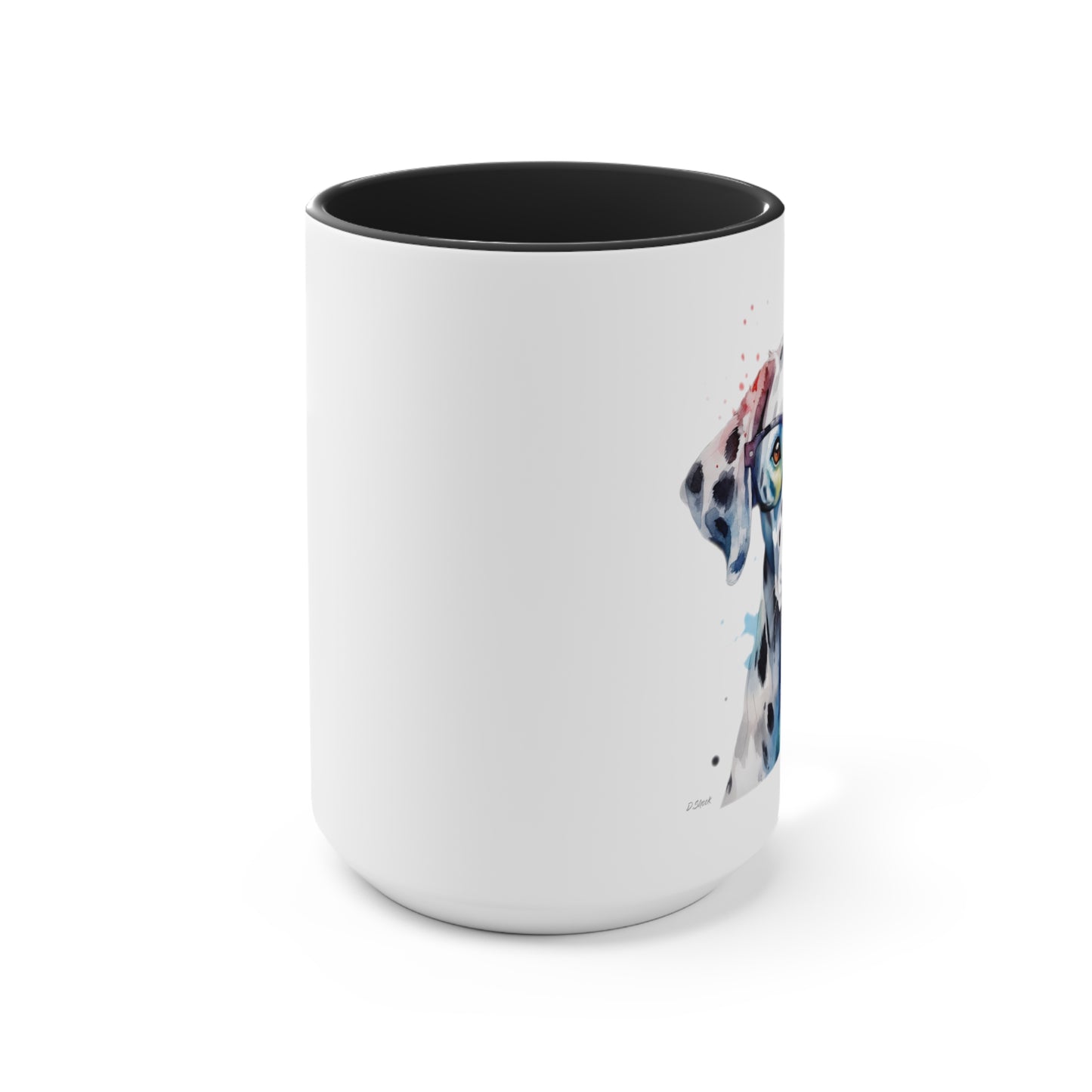 Dalmatian 4 Accent Mugs
