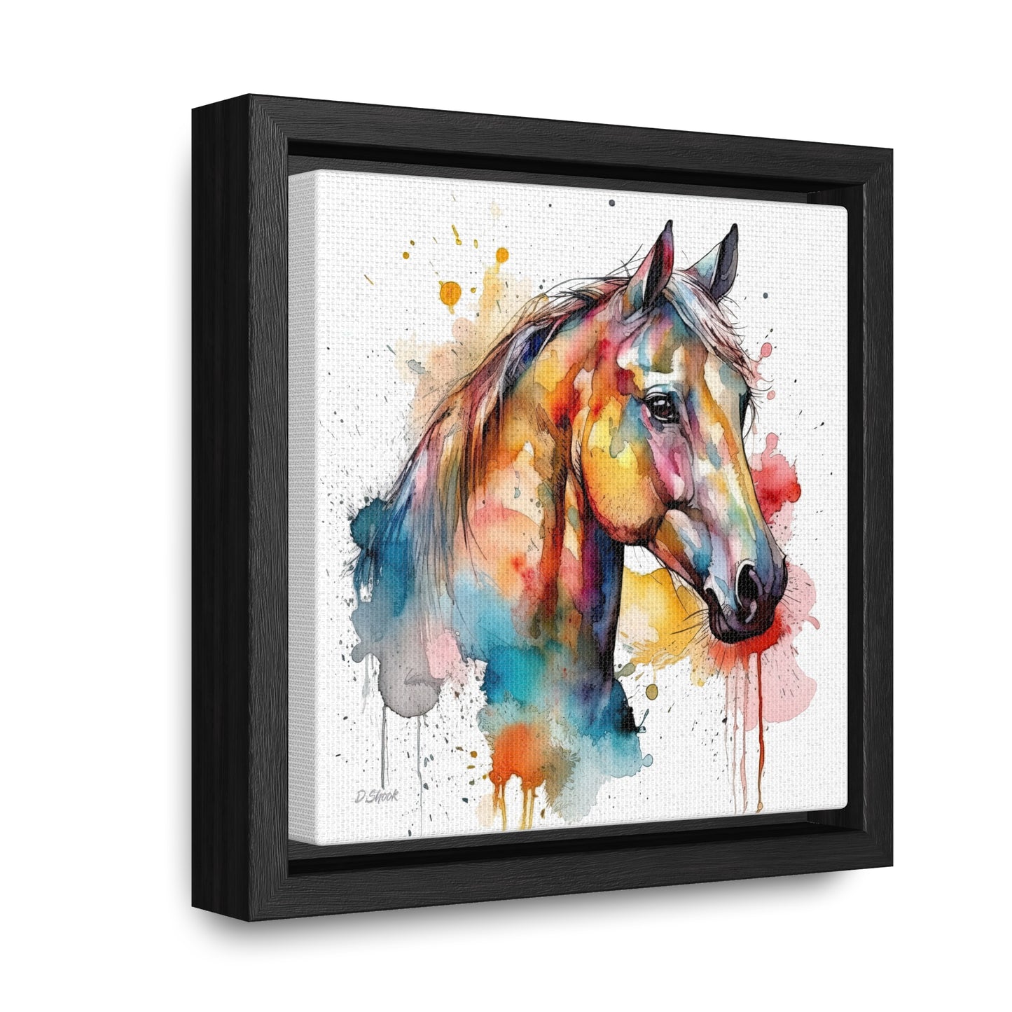 Horse Rescue 2 Gallery Canvas Wraps, Square Frame
