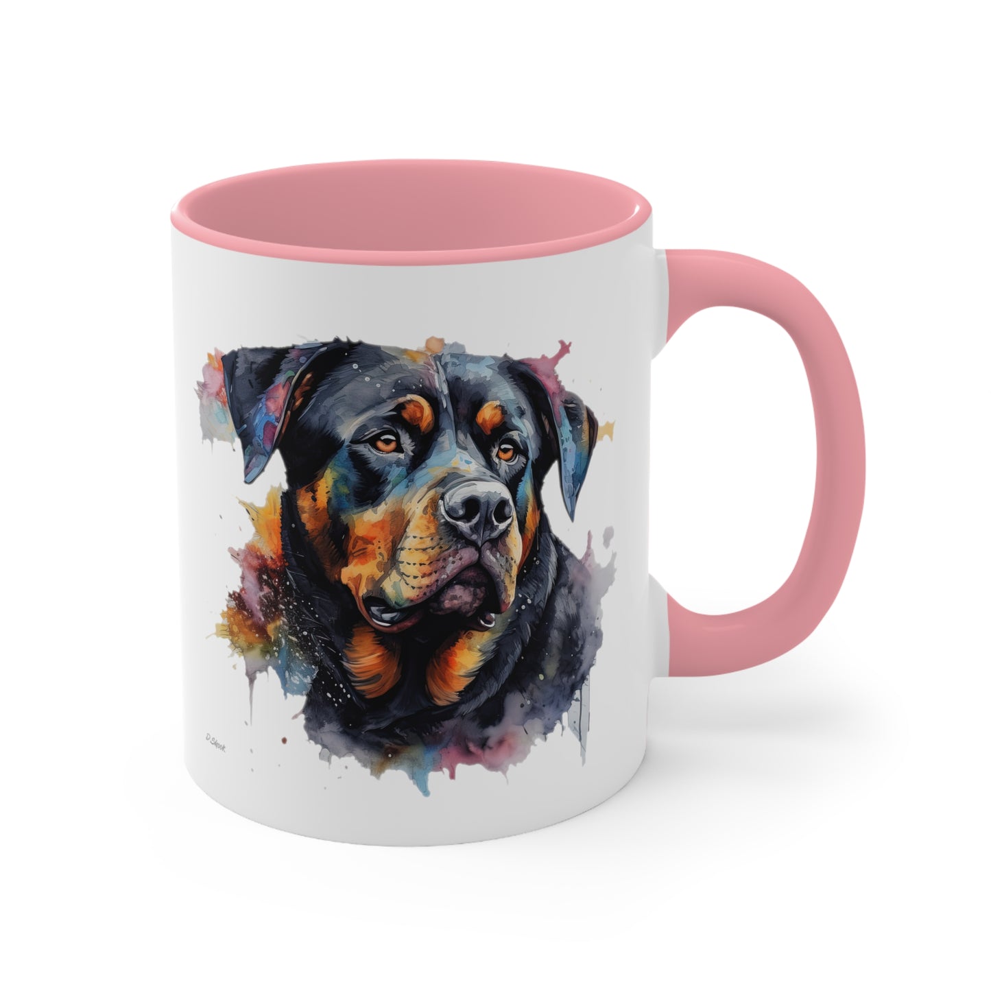Rottweiler 3 Accent Mugs