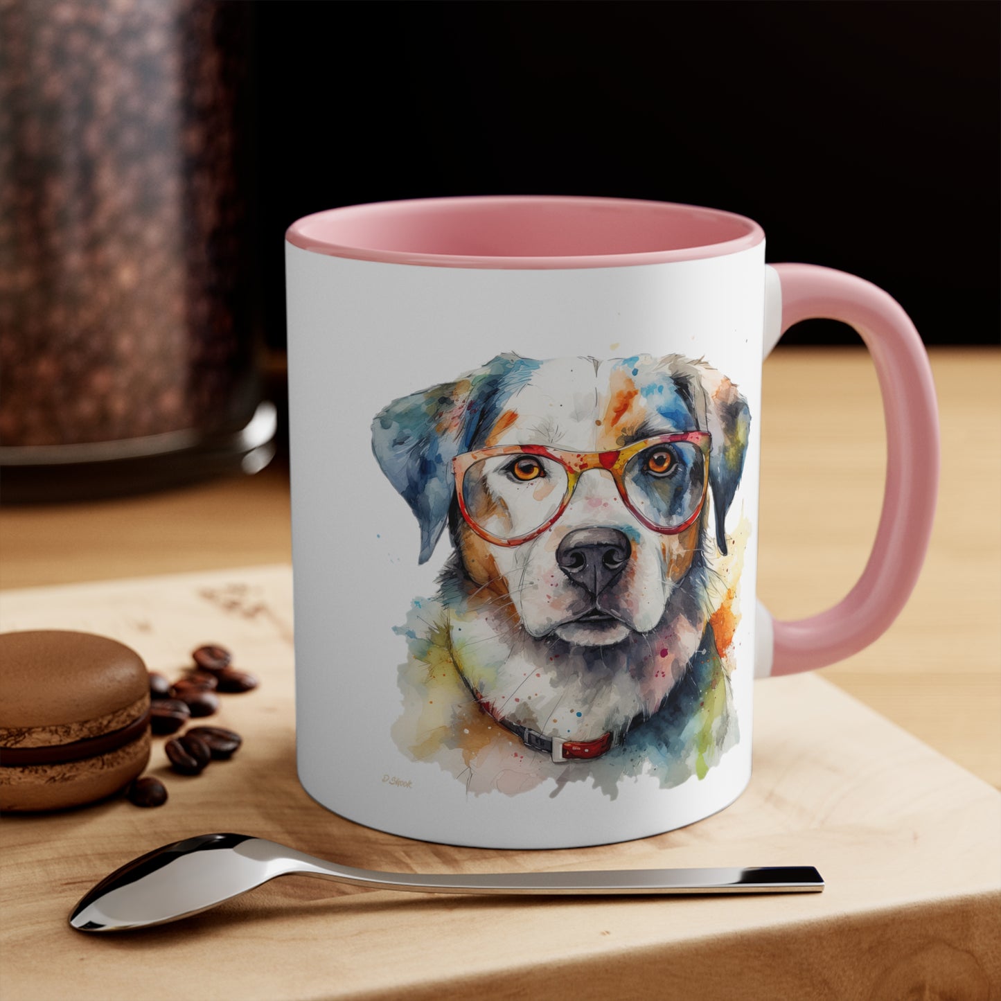 Greater Swiss Mountain Dog 4 Accent Mugs