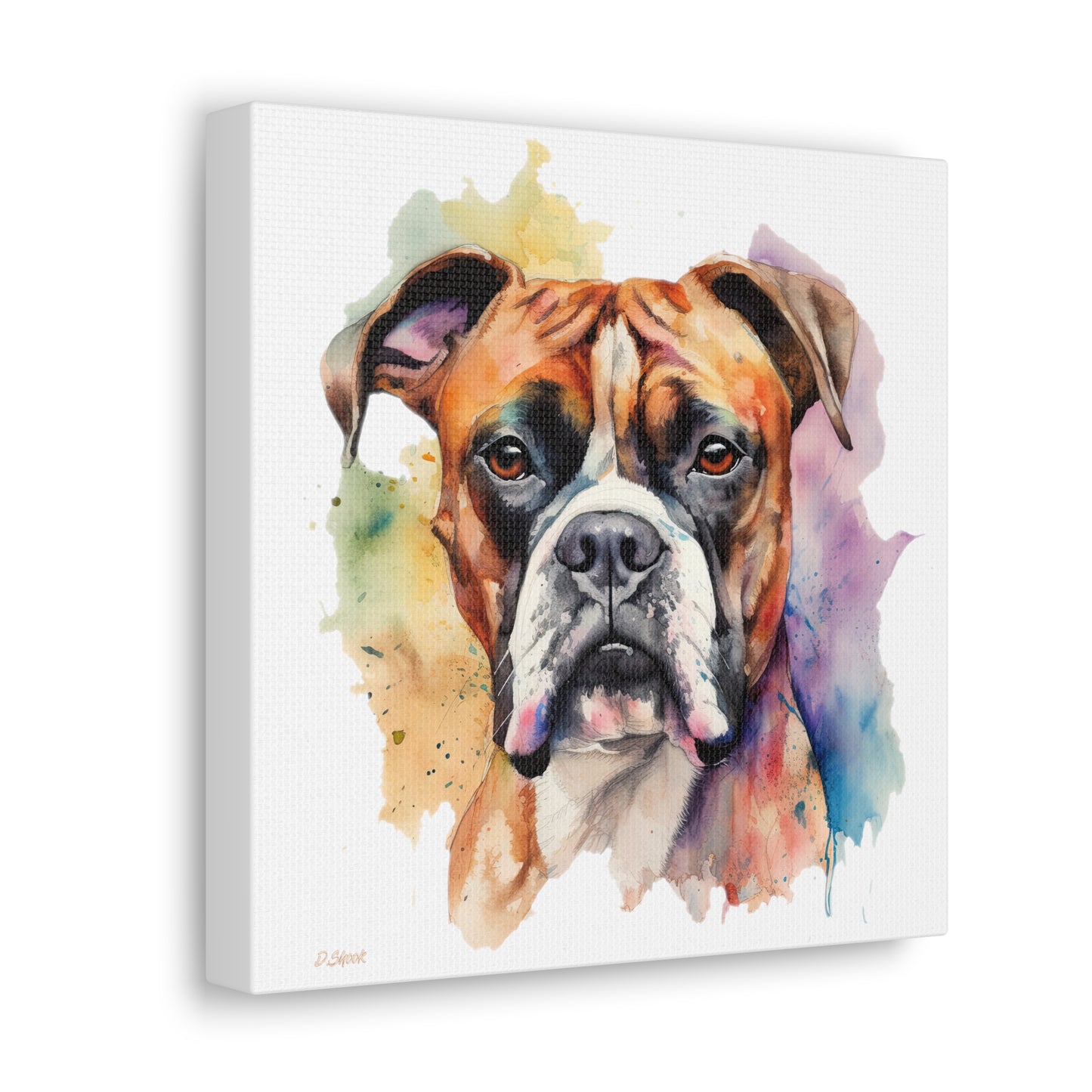 Boxer 2 Canvas Gallery Wraps