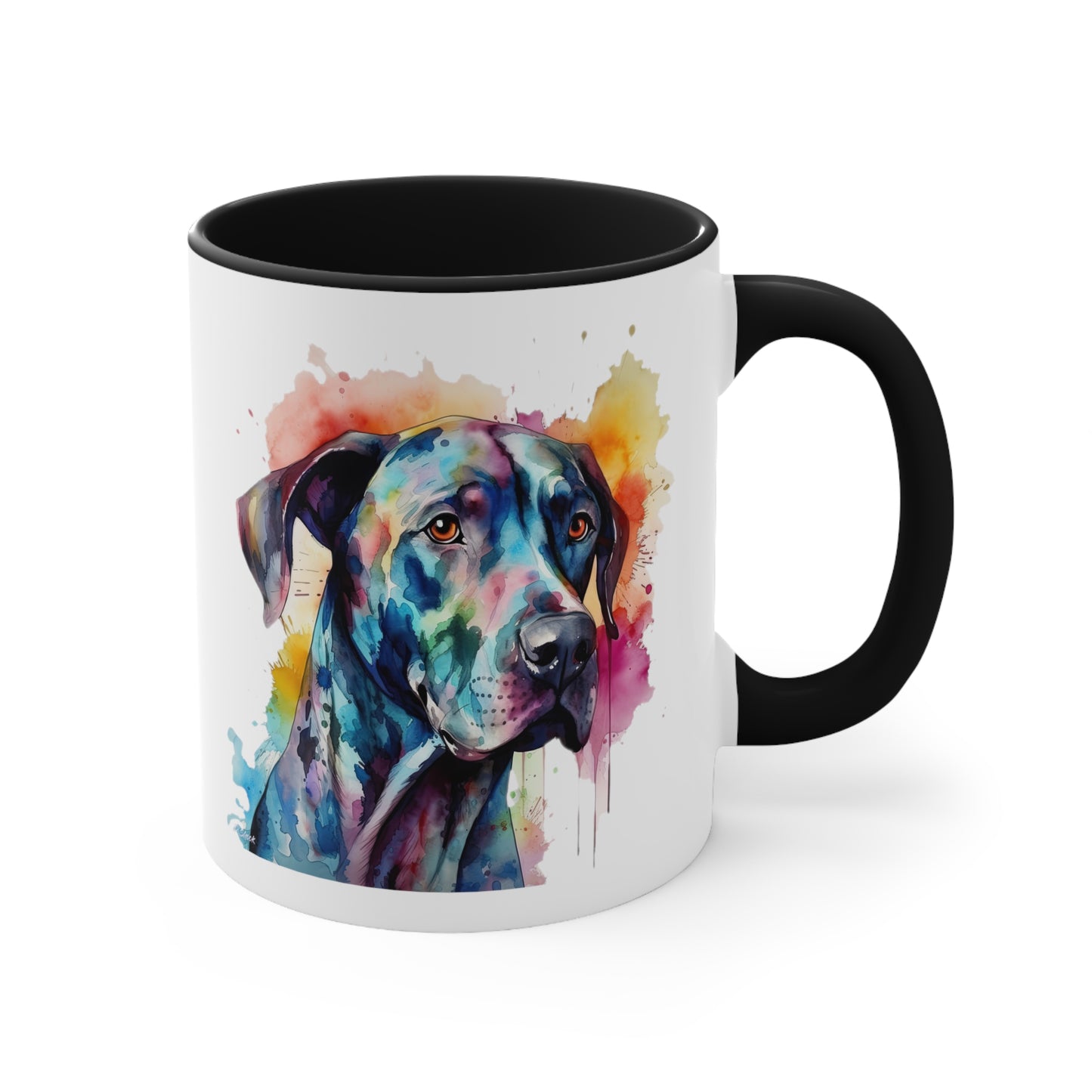 Great Dane 1 Accent Mugs