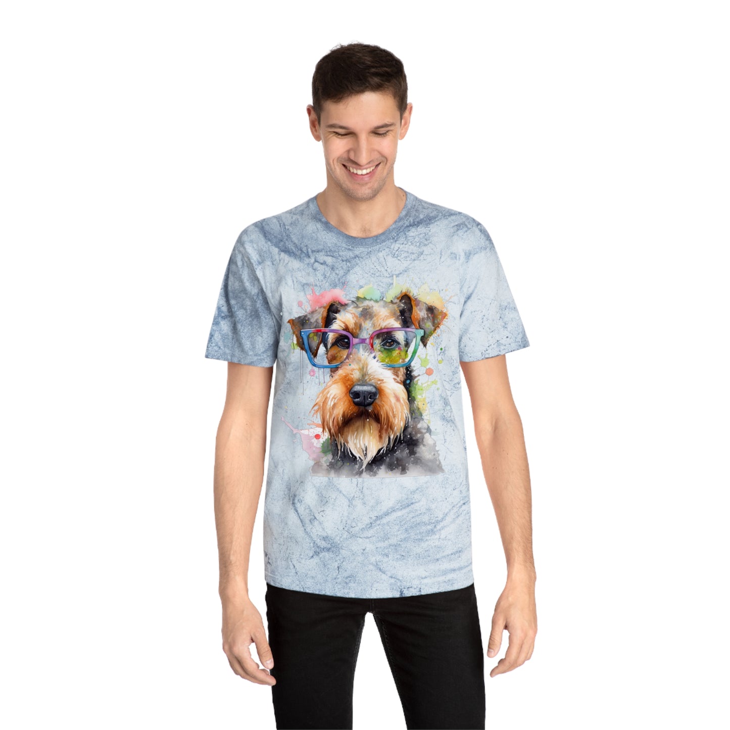 Airedale Terrier 6 Unisex Color Blast T-Shirt