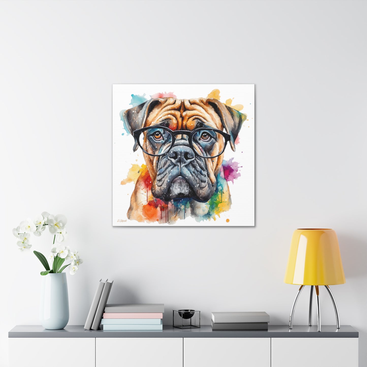 Bullmastiff 6 Canvas Gallery Wraps