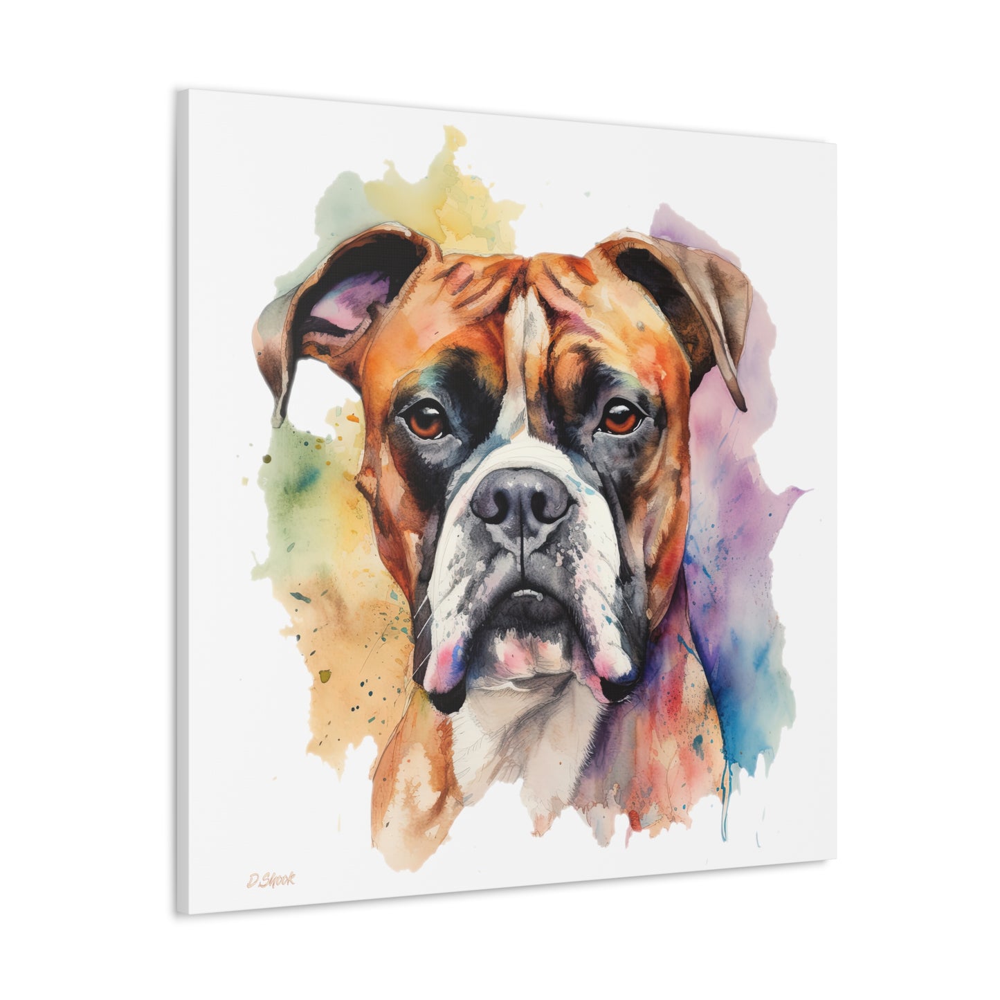 Boxer 2 Canvas Gallery Wraps