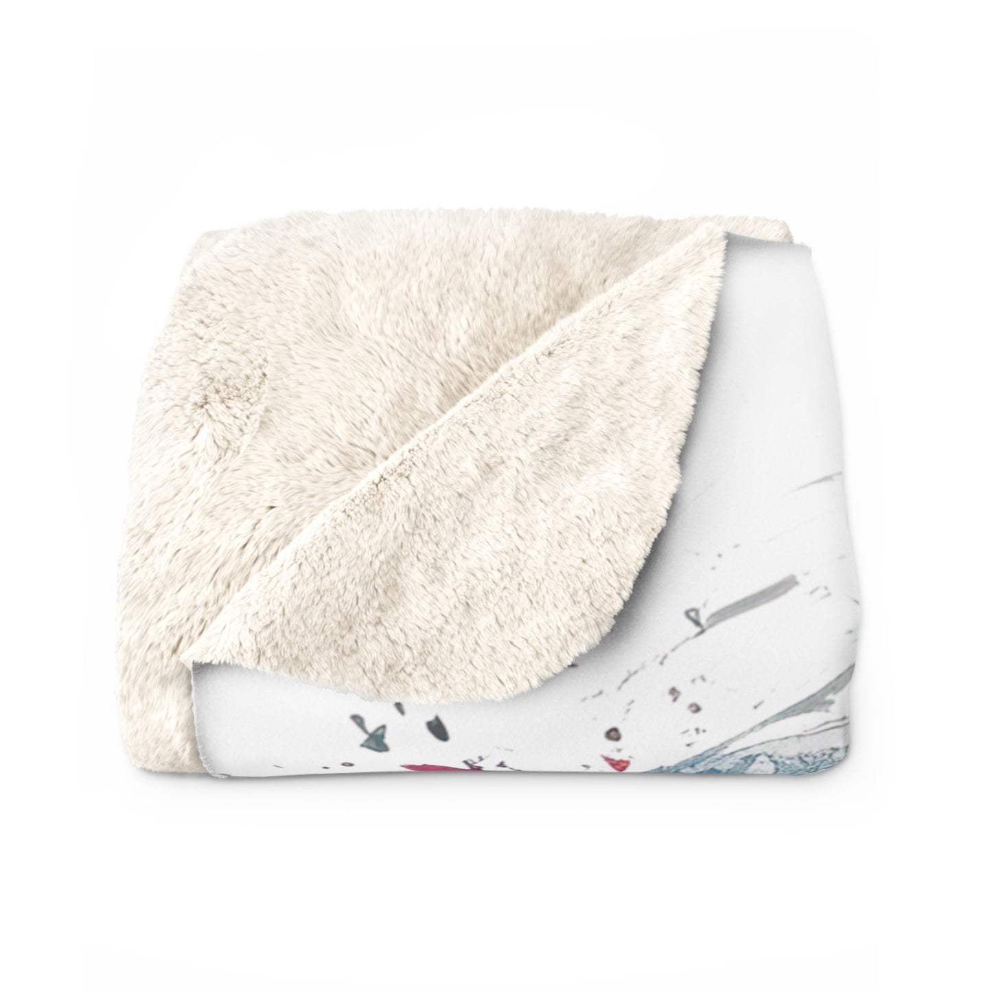 Horse Rescue 14 Sherpa Fleece Blanket