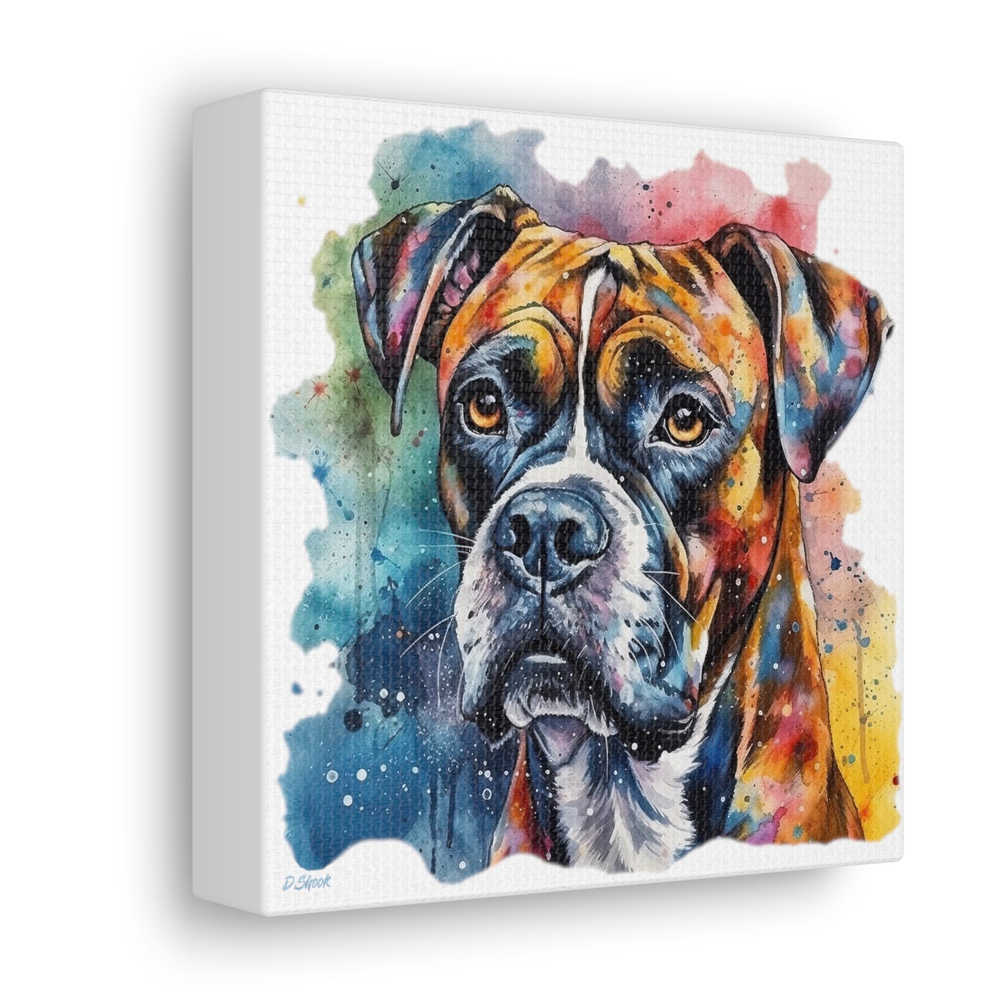 Boxer 3 Canvas Gallery Wraps