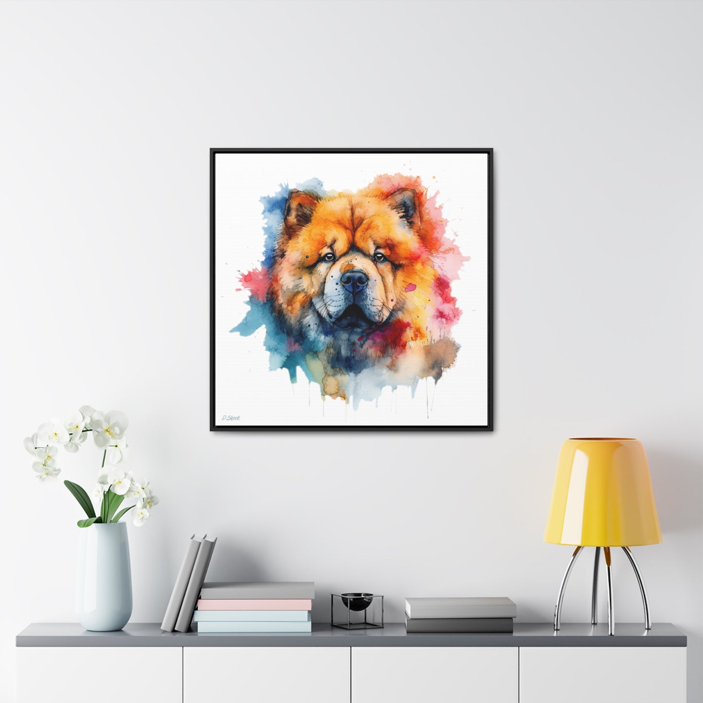 Chow Chow 1 Gallery Canvas Wraps, Square Frame