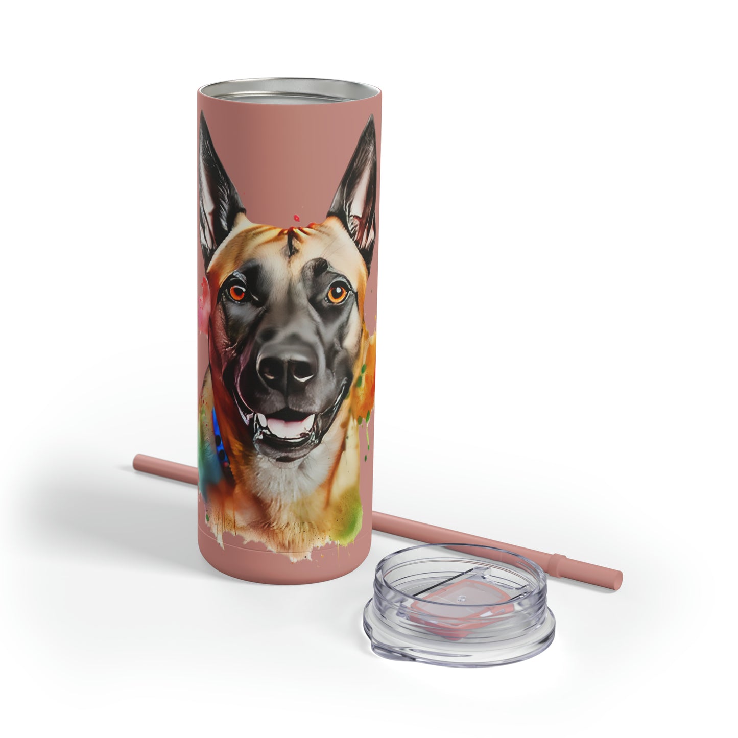 Belgium Malinois 4 Maars Maker Skinny Matte Tumbler, 20oz