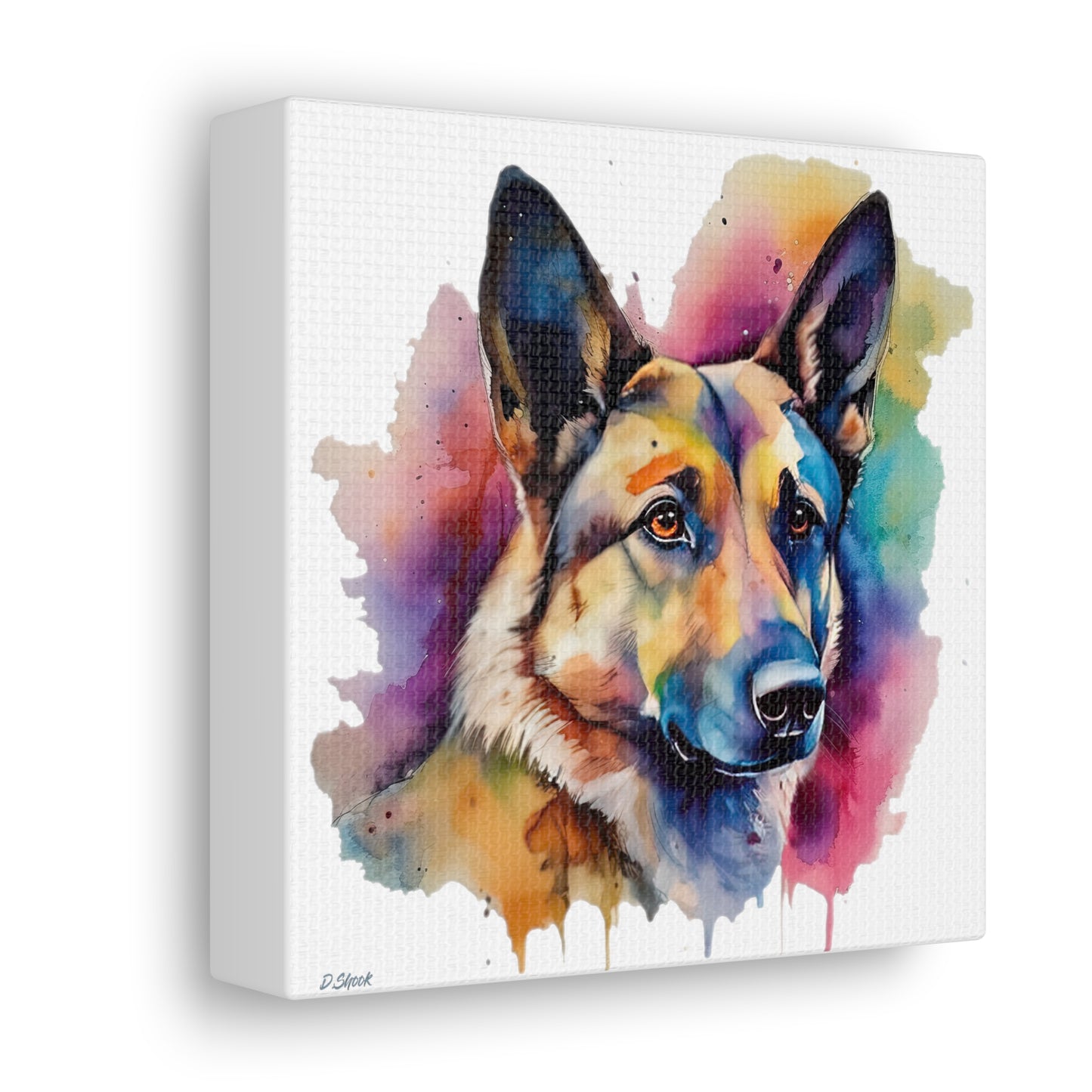 German Sheppard 3B Canvas Gallery Wraps