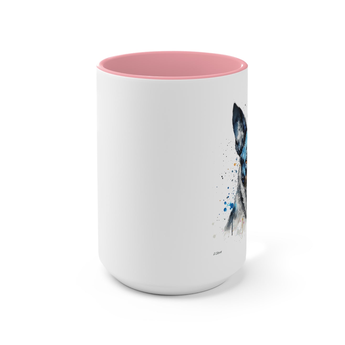 Blue Heeler 1 Accent Mugs