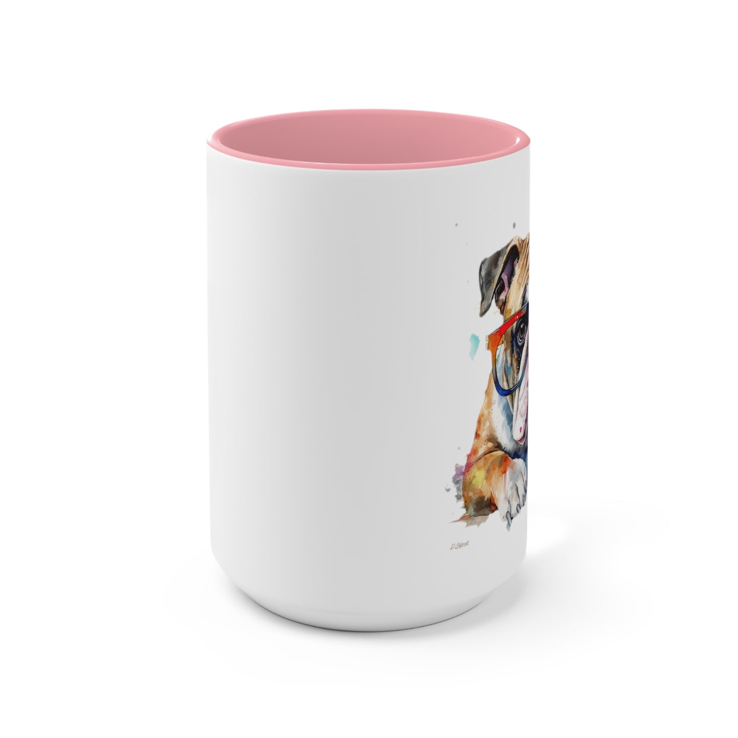 Bulldog 5 Accent Mugs