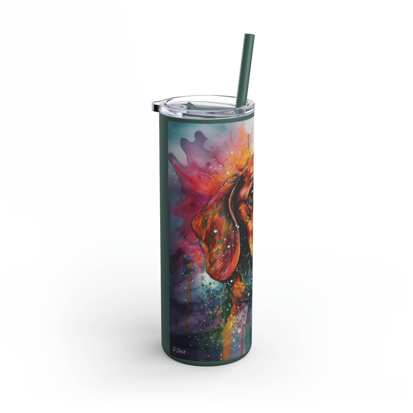 Dachshund 2 Maars Maker Skinny Matte Tumbler, 20oz