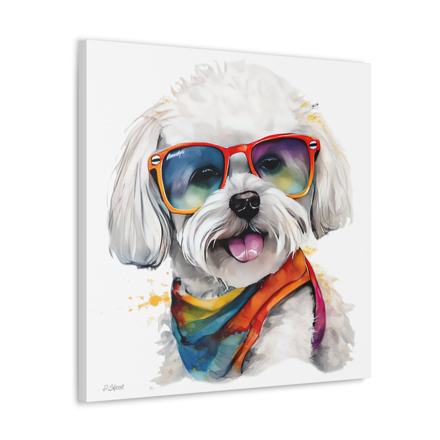 Bichon Frise 5 Canvas Gallery Wraps
