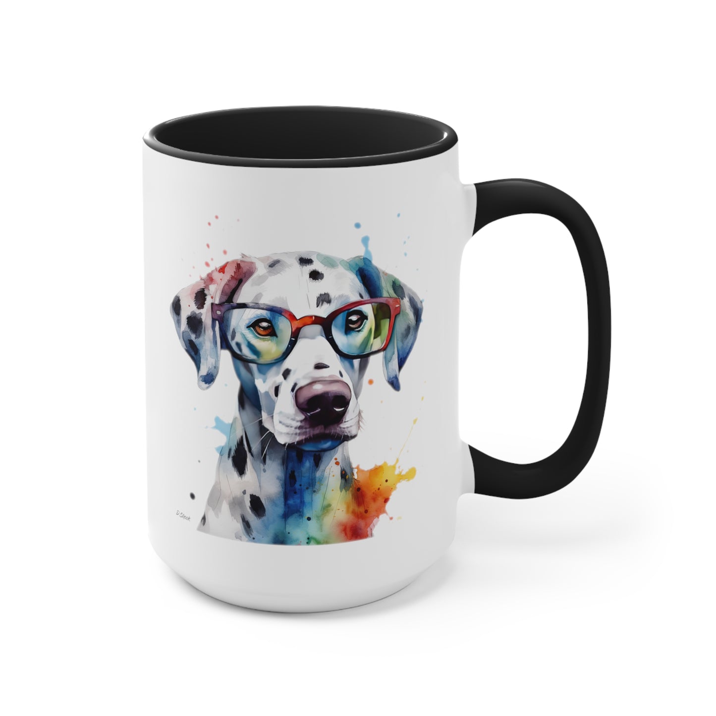 Dalmatian 4 Accent Mugs