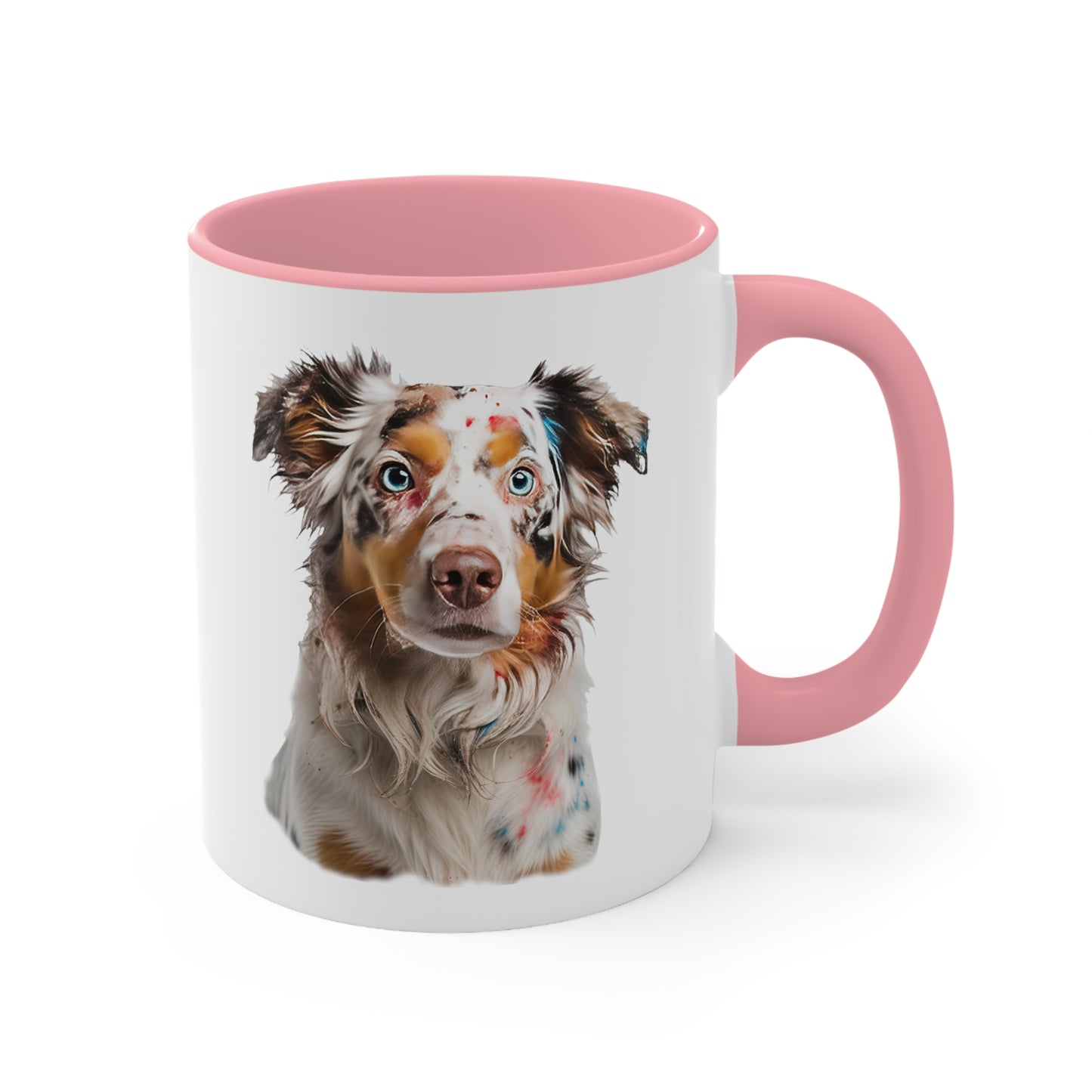 Australian Shepherd 1 Accent Mugs