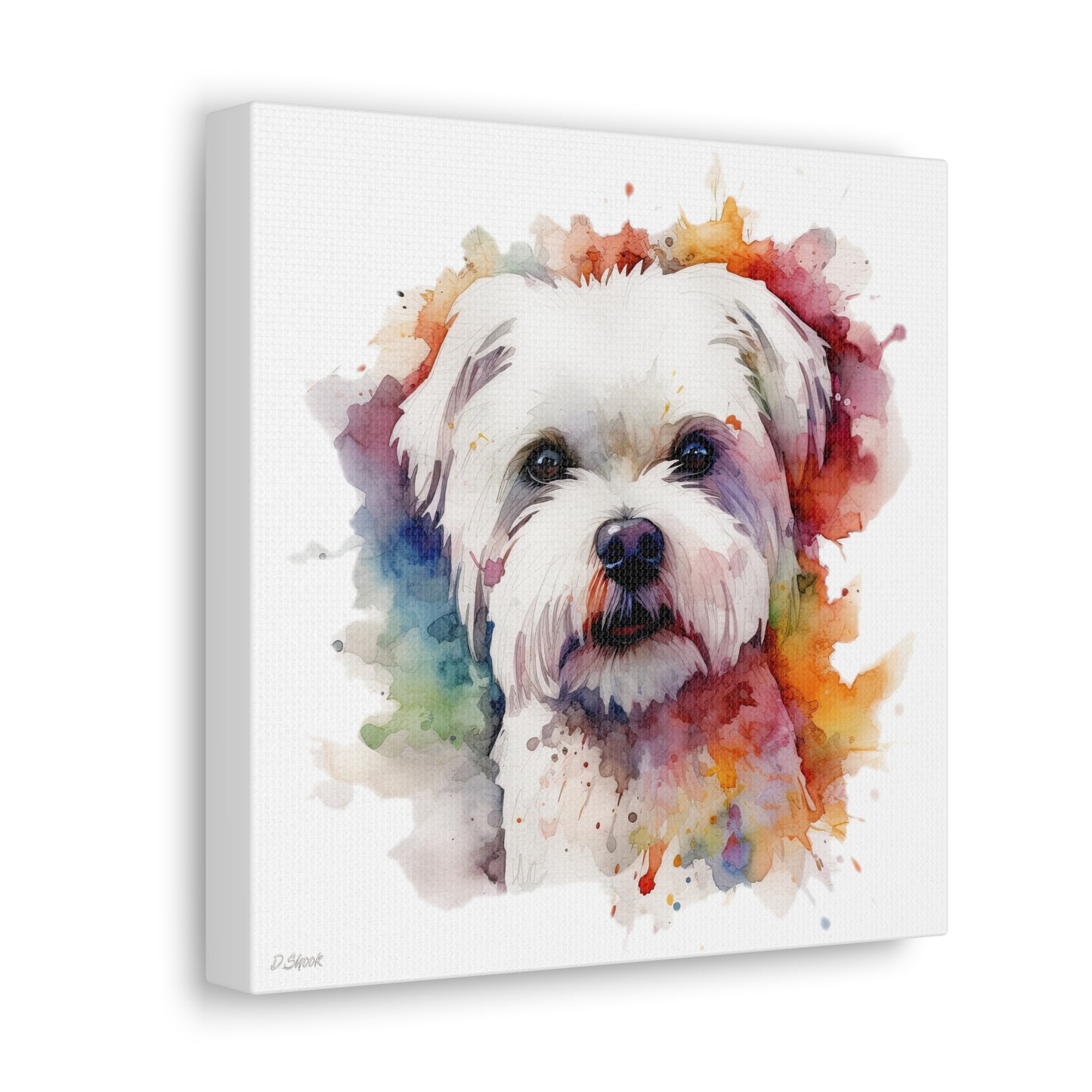 Maltese Dog 2 Canvas Gallery Wraps