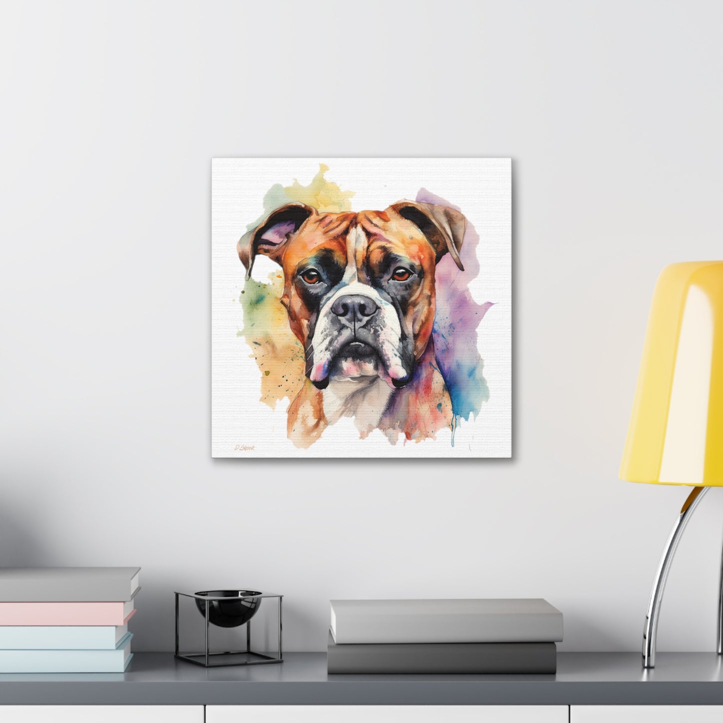 Boxer 2 Canvas Gallery Wraps