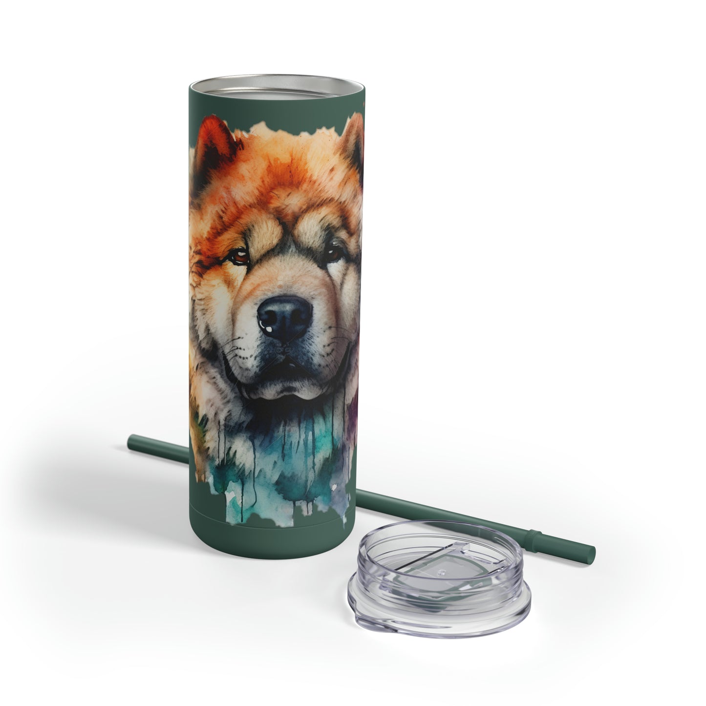 Chow Chow 3 Maars Maker Skinny Matte Tumbler, 20oz