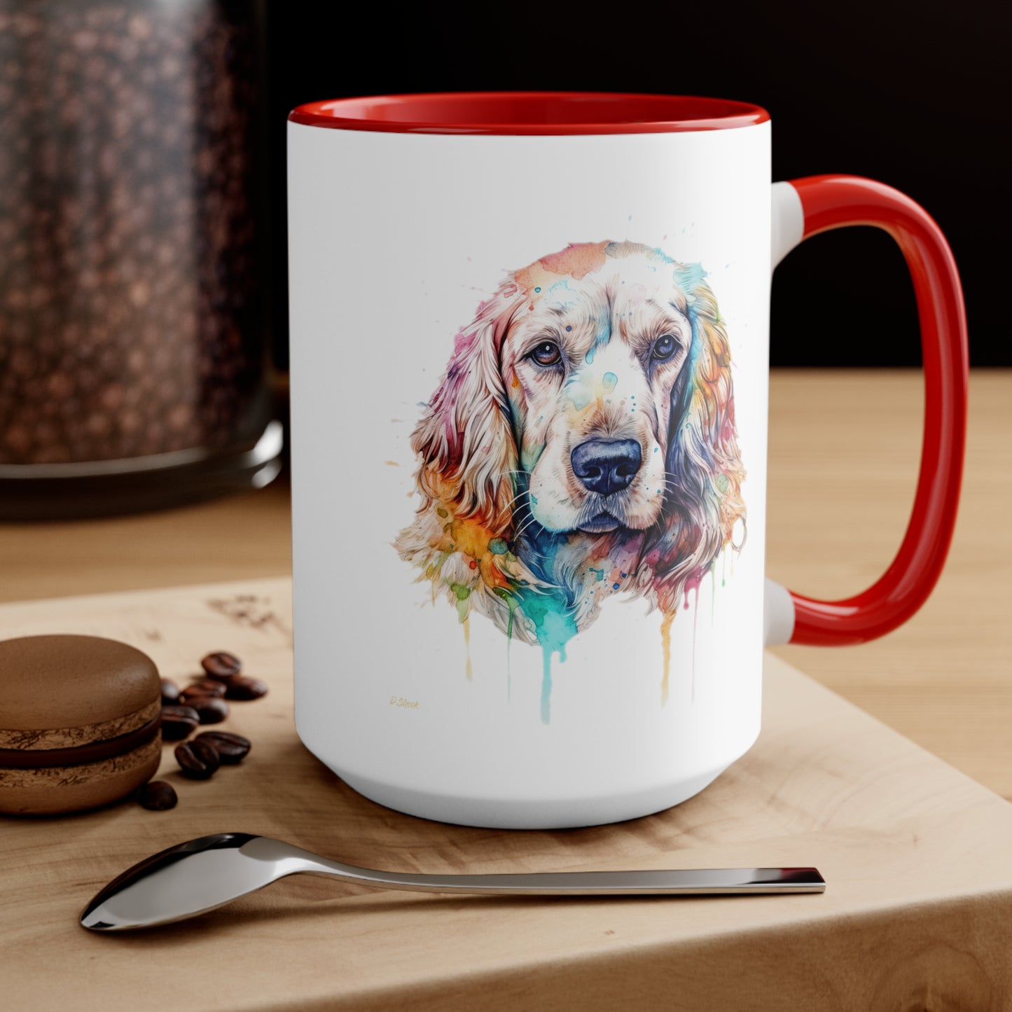 English Cocker Spaniel 1 Accent Mugs