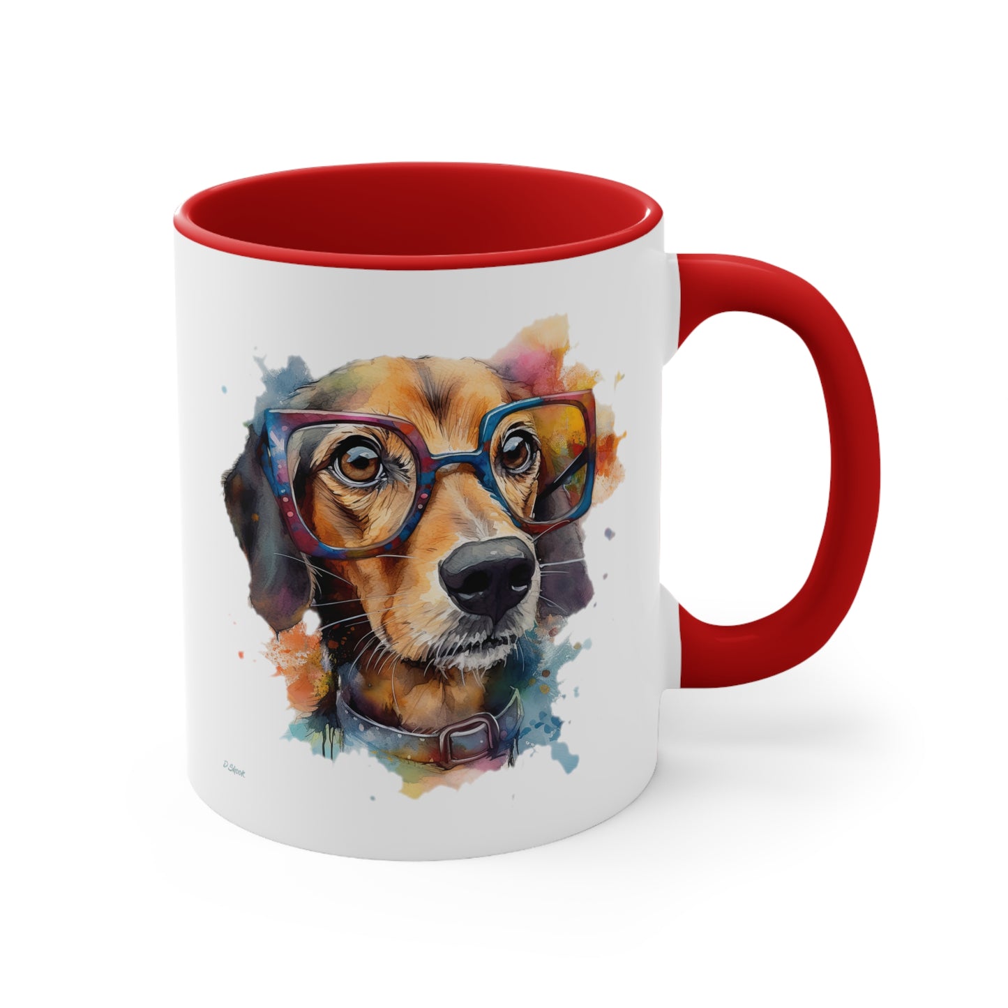 Dachshund 7 Accent Mugs