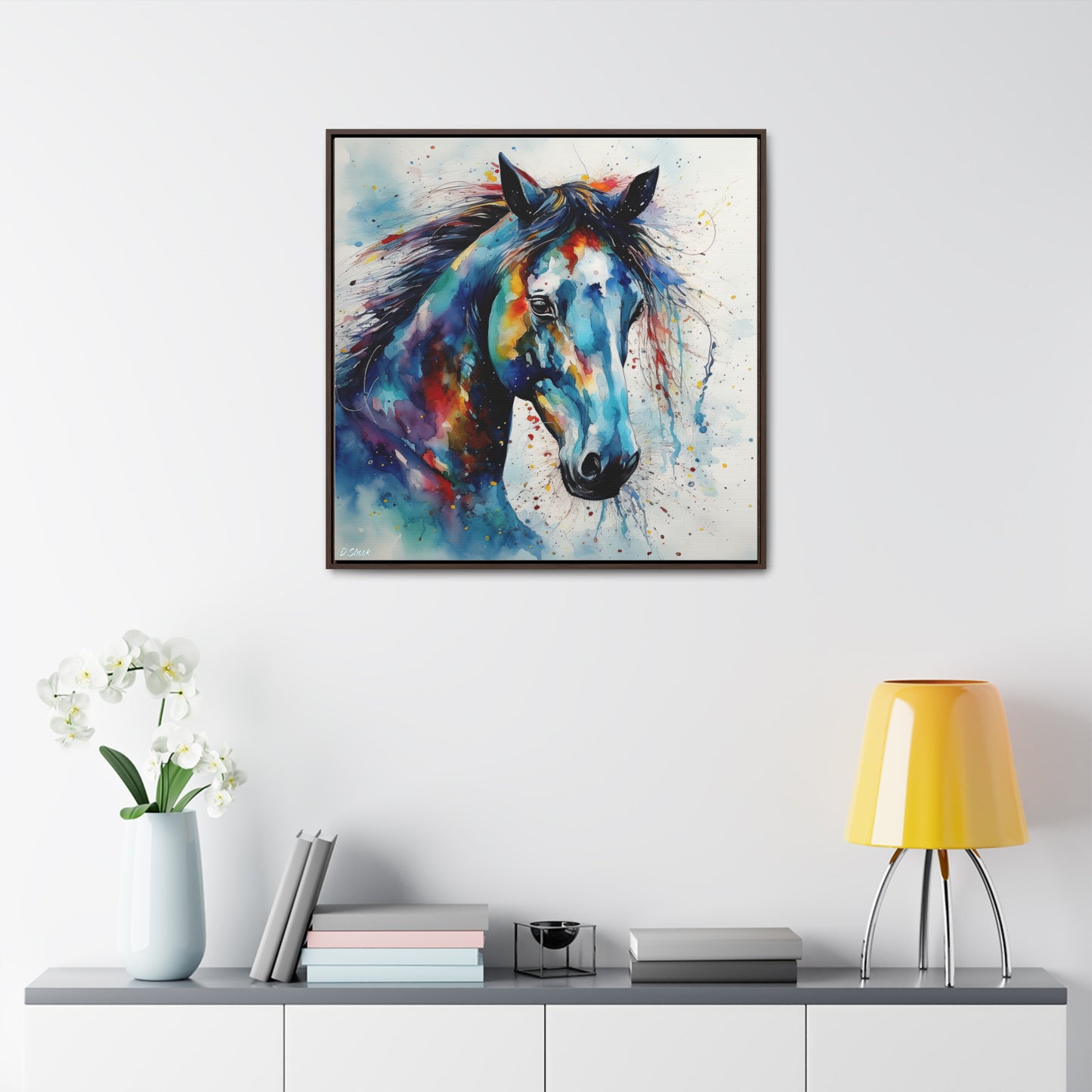 Wild Horse Gallery Canvas Wraps, Square Frame