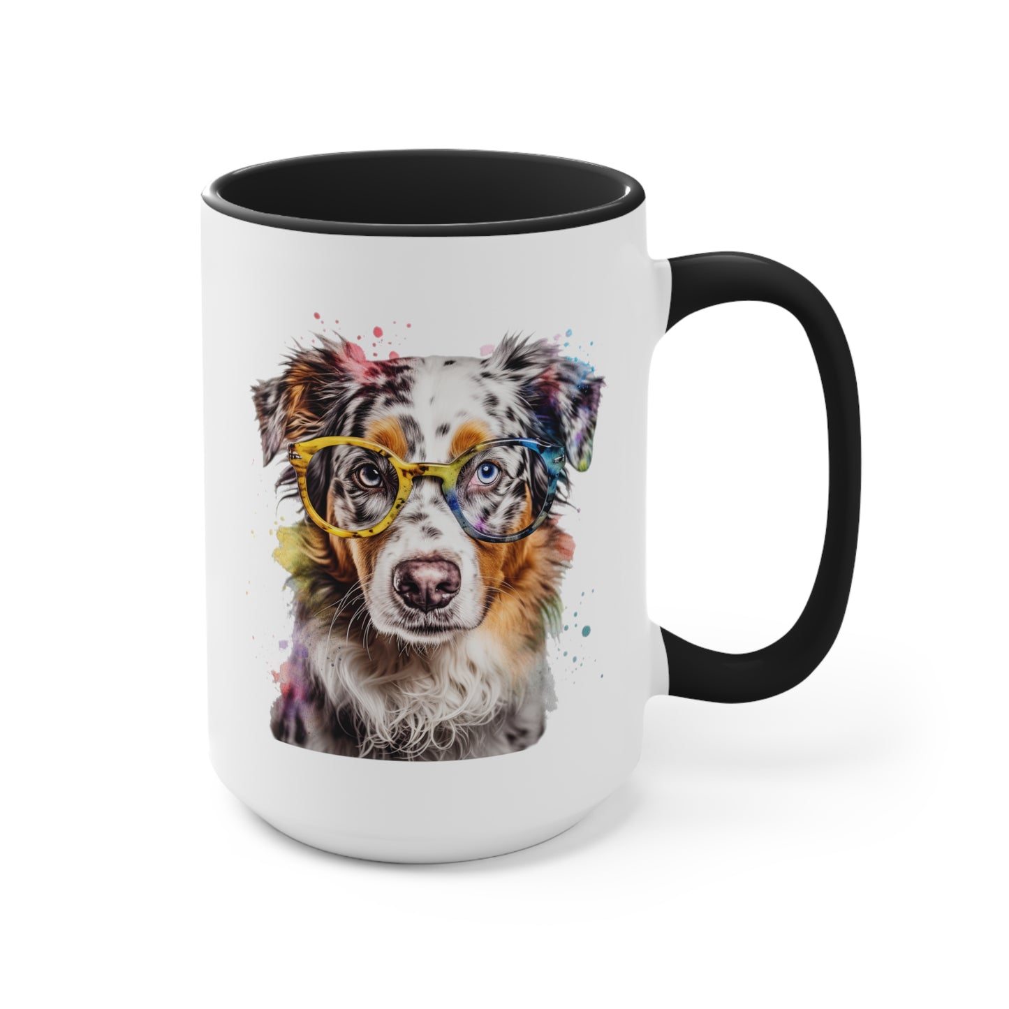 Australian Shepherd 4 Accent Mugs