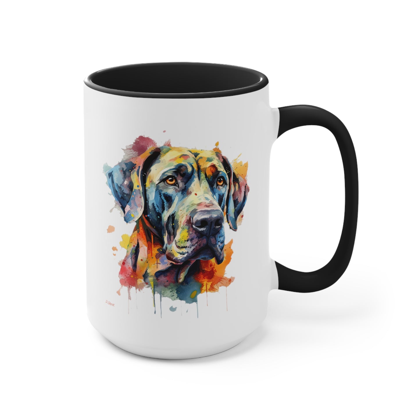 Great Dane 3 Accent Mugs